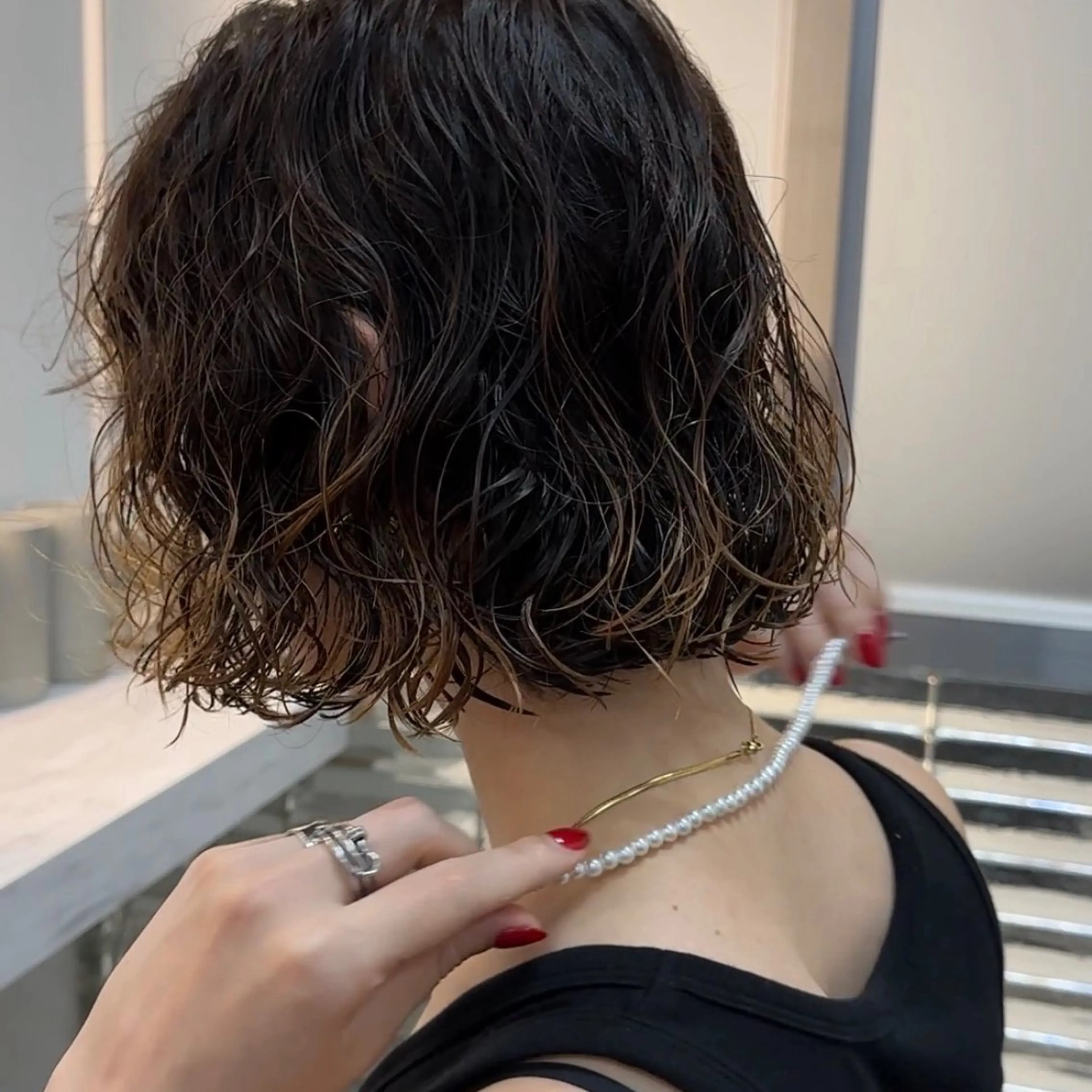 ショート パーマ ボブ FBeauty 青山店所属・パーマ特化美容師 表参道のヘアスタイル