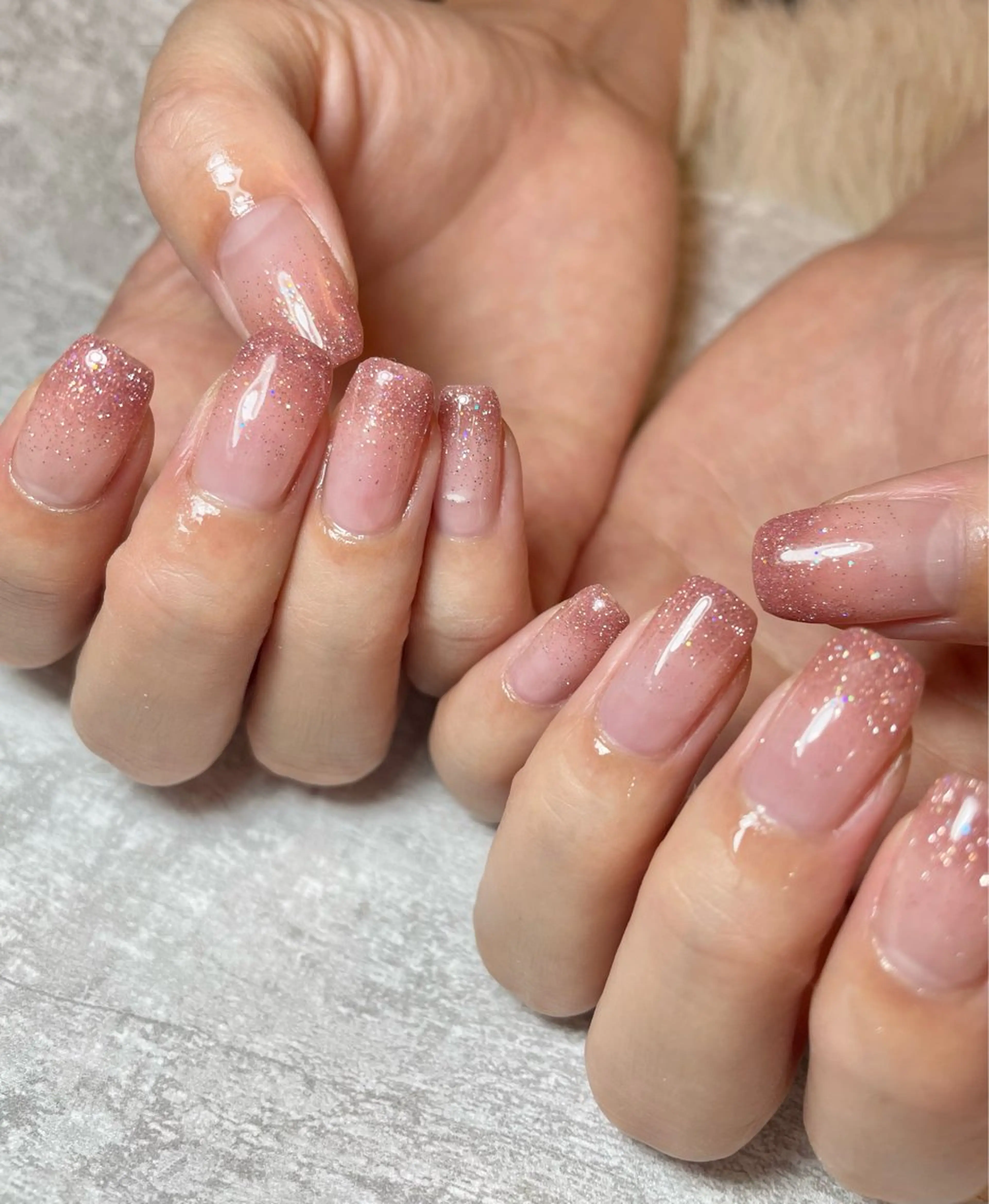 ネイル グラデーション ラメ(グリッター) ラメグラデーション BEAUTY GARDEN 【nail salon unseul】所属・nana .のネイルデザイン