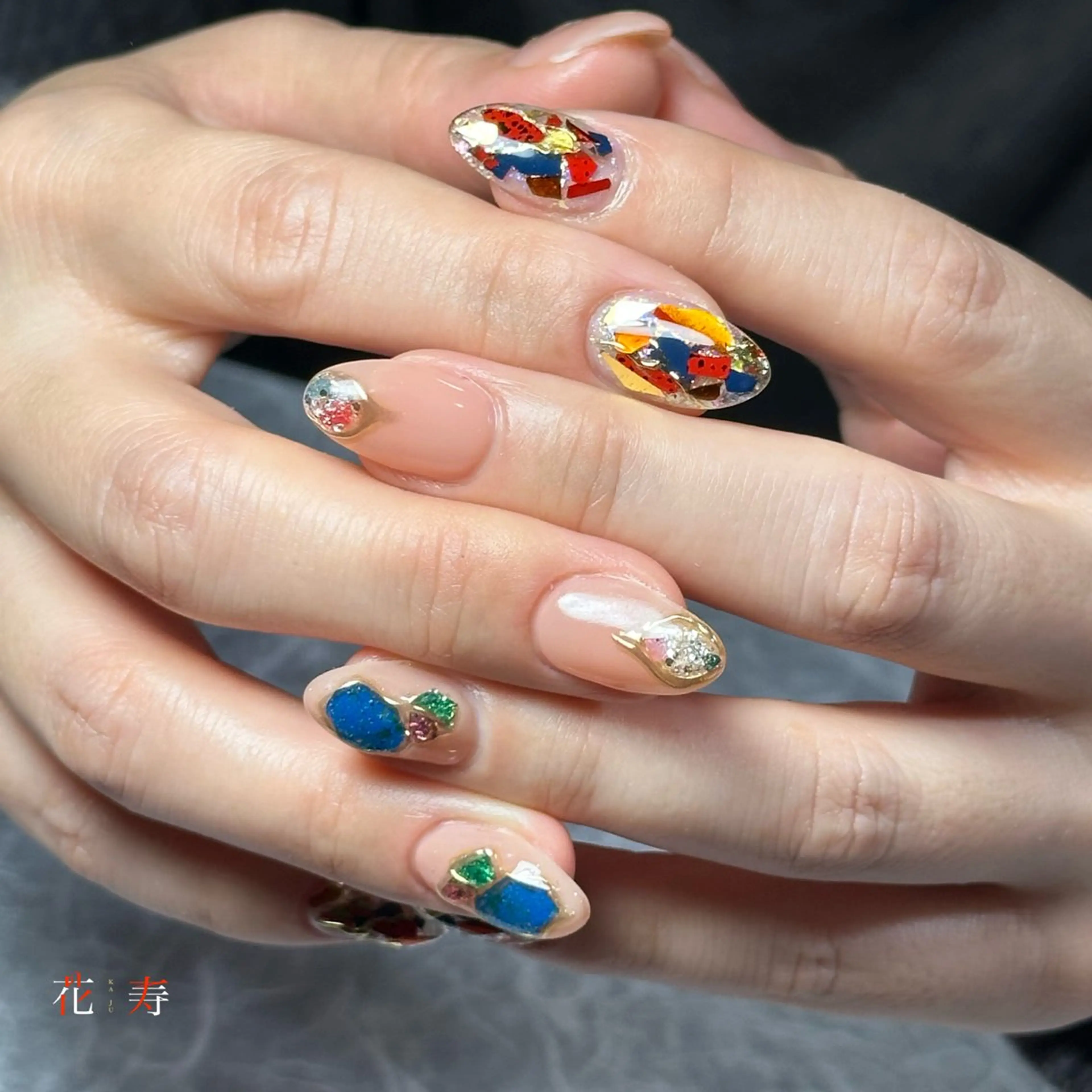 ネイル 持ち込み ハンドネイル 花寿-kaju- s.のネイルデザイン