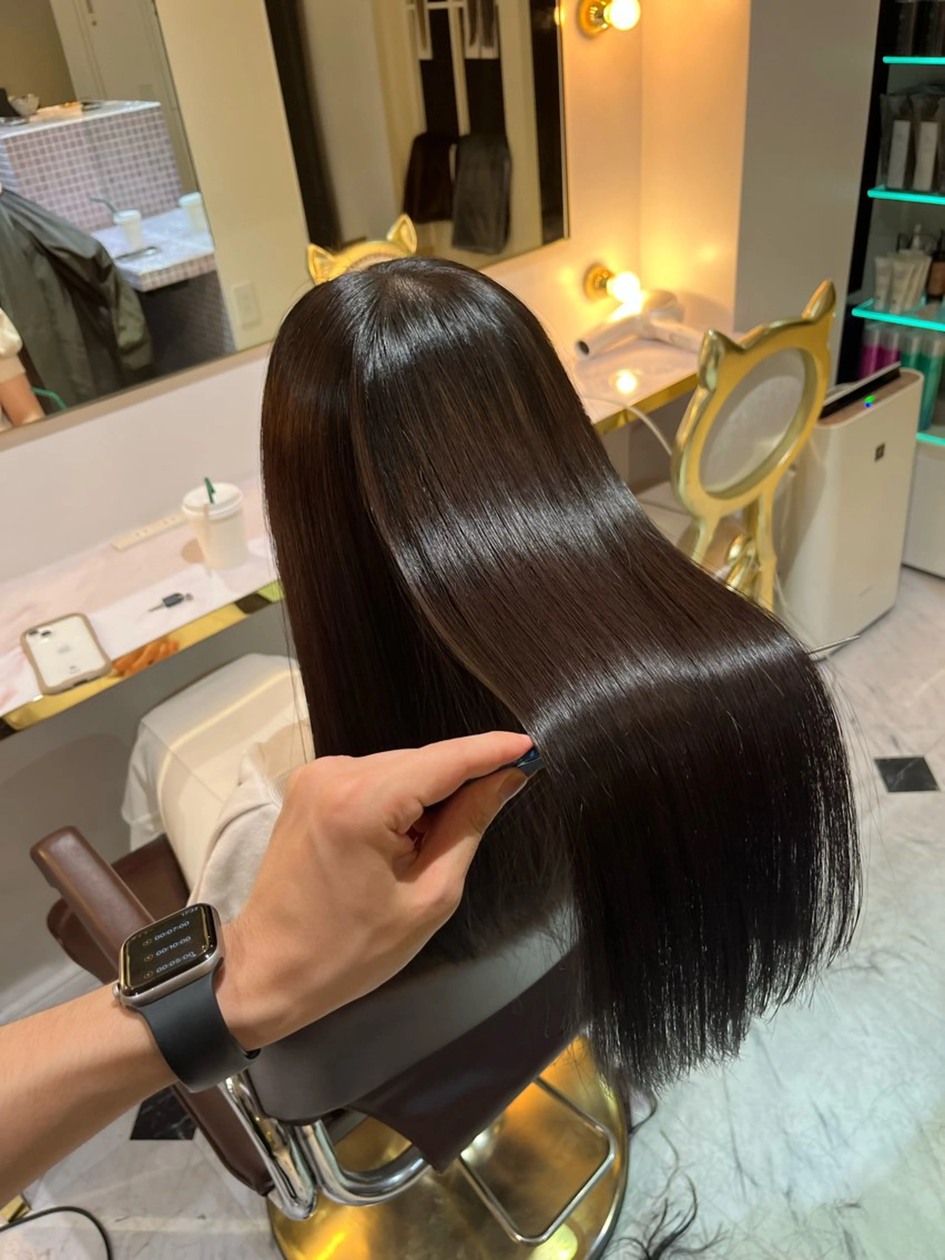 ロング 縮毛矯正 トリートメント 髪質改善･縮毛矯正 特化･ユウシンのヘアスタイル
