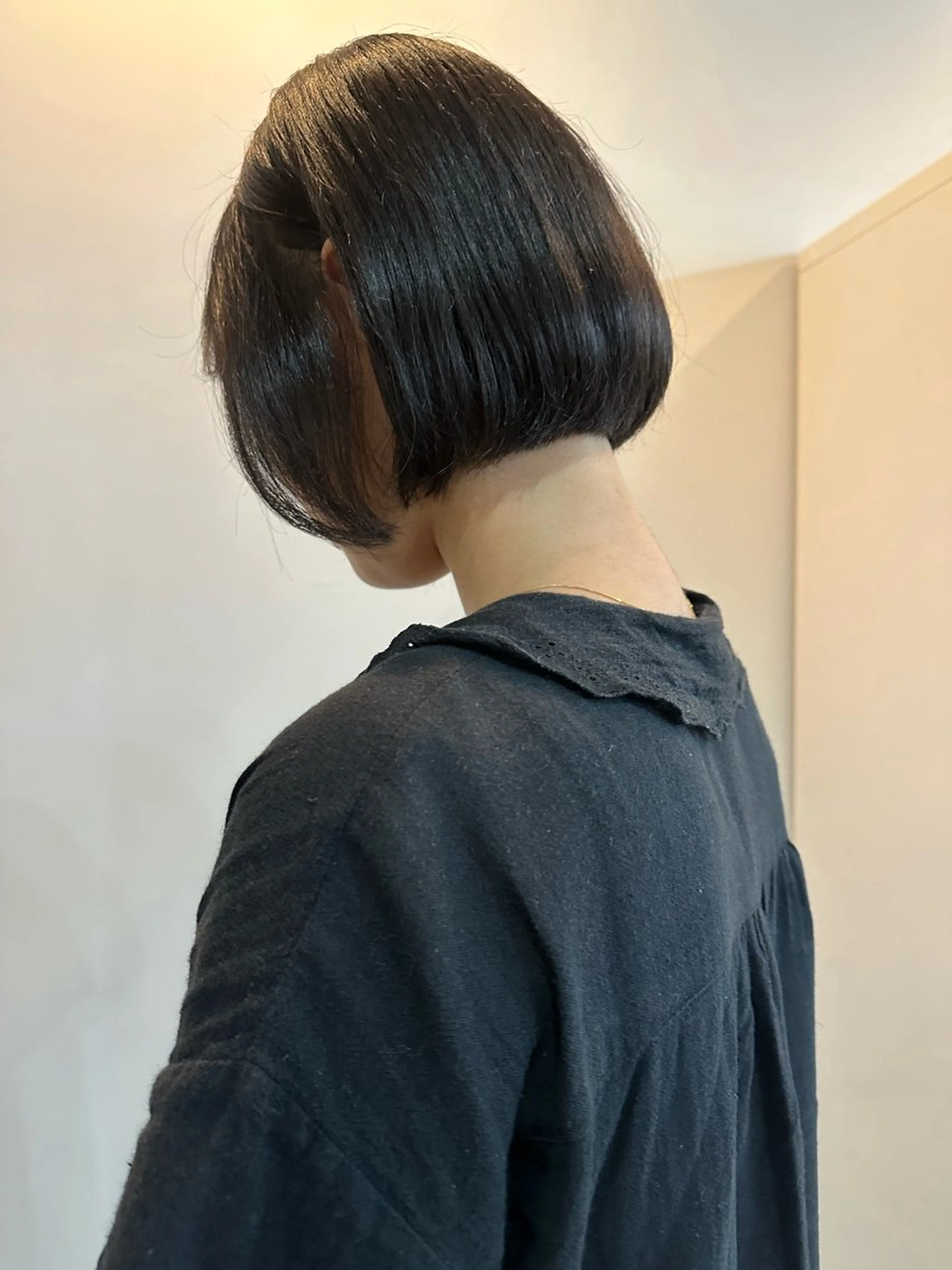 ショート ヘアアレンジ ショートボブ ボブ 韓国風ヘア レイヤーカット ショートヘア カット トリートメント SAKURA表参道所属・切りっぱなしボブ/ デザインカラー店長のヘアスタイル