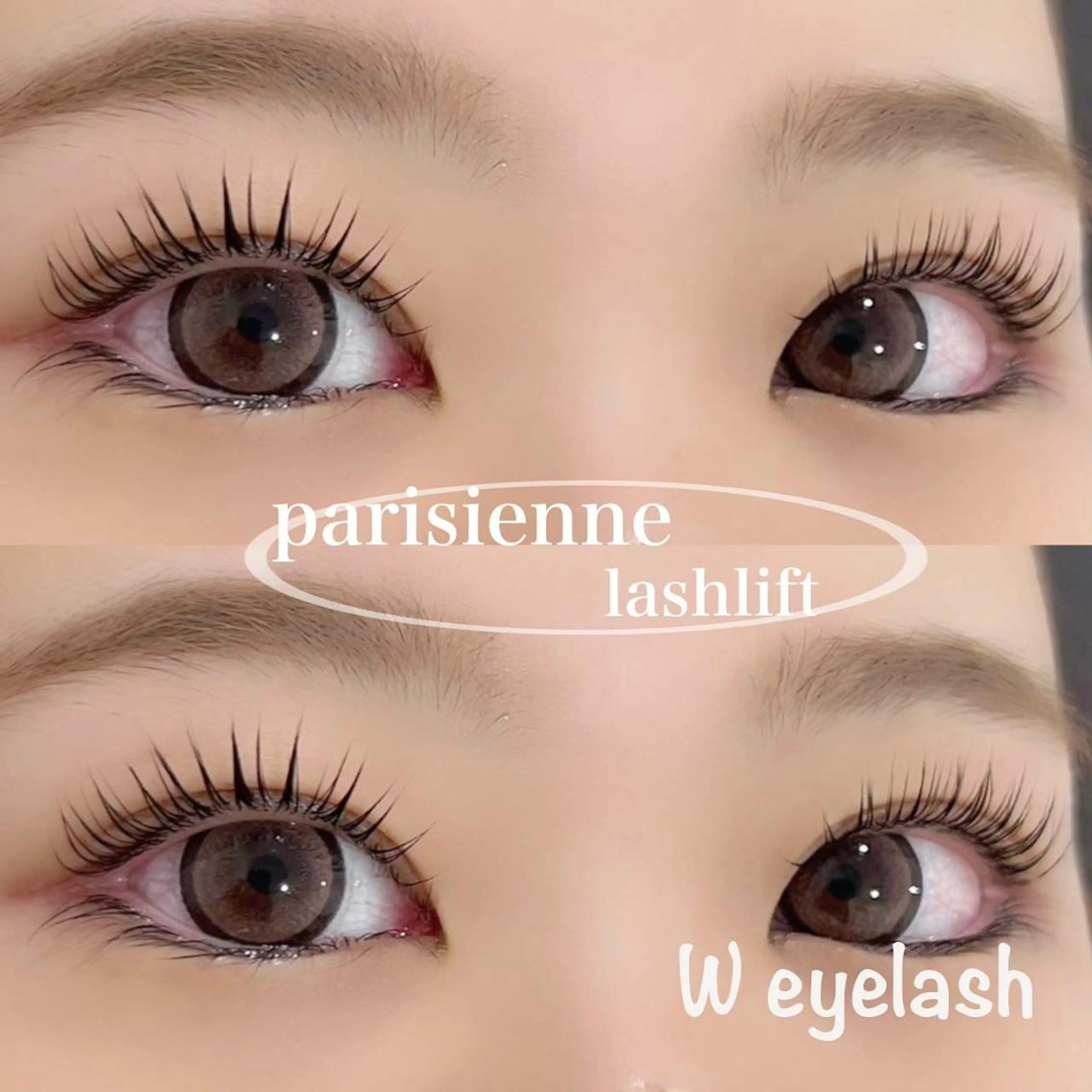 マツエク・マツパ パリジェンヌラッシュリフト 北村 彩花のマツエク・マツパデザイン