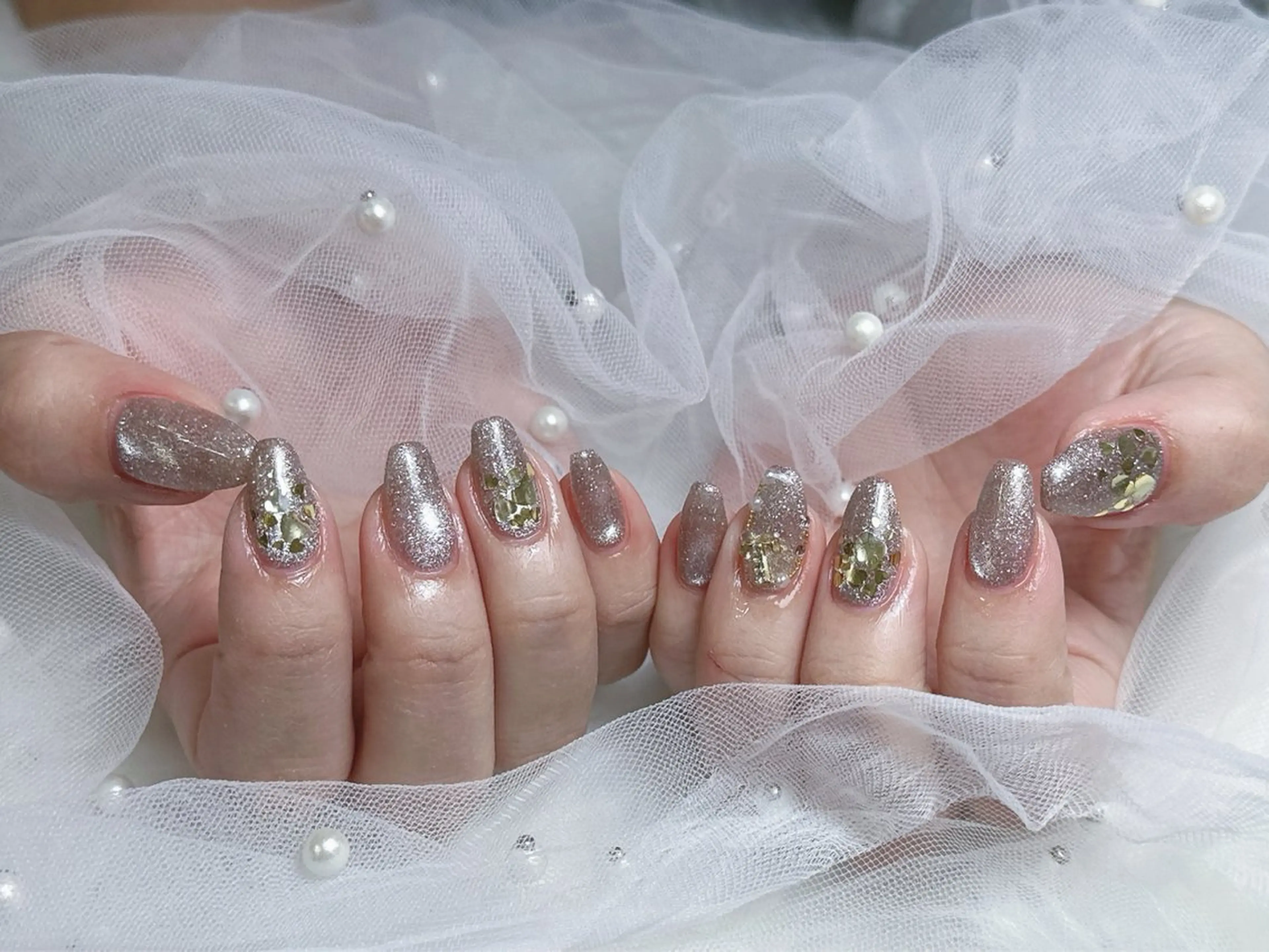 ネイル ハンドネイル 【Eclat ｴｸﾗ】nail＆beauty所属・Eclat〔ｴｸﾗ〕 MOEKA𝜗𝜚*のネイルデザイン