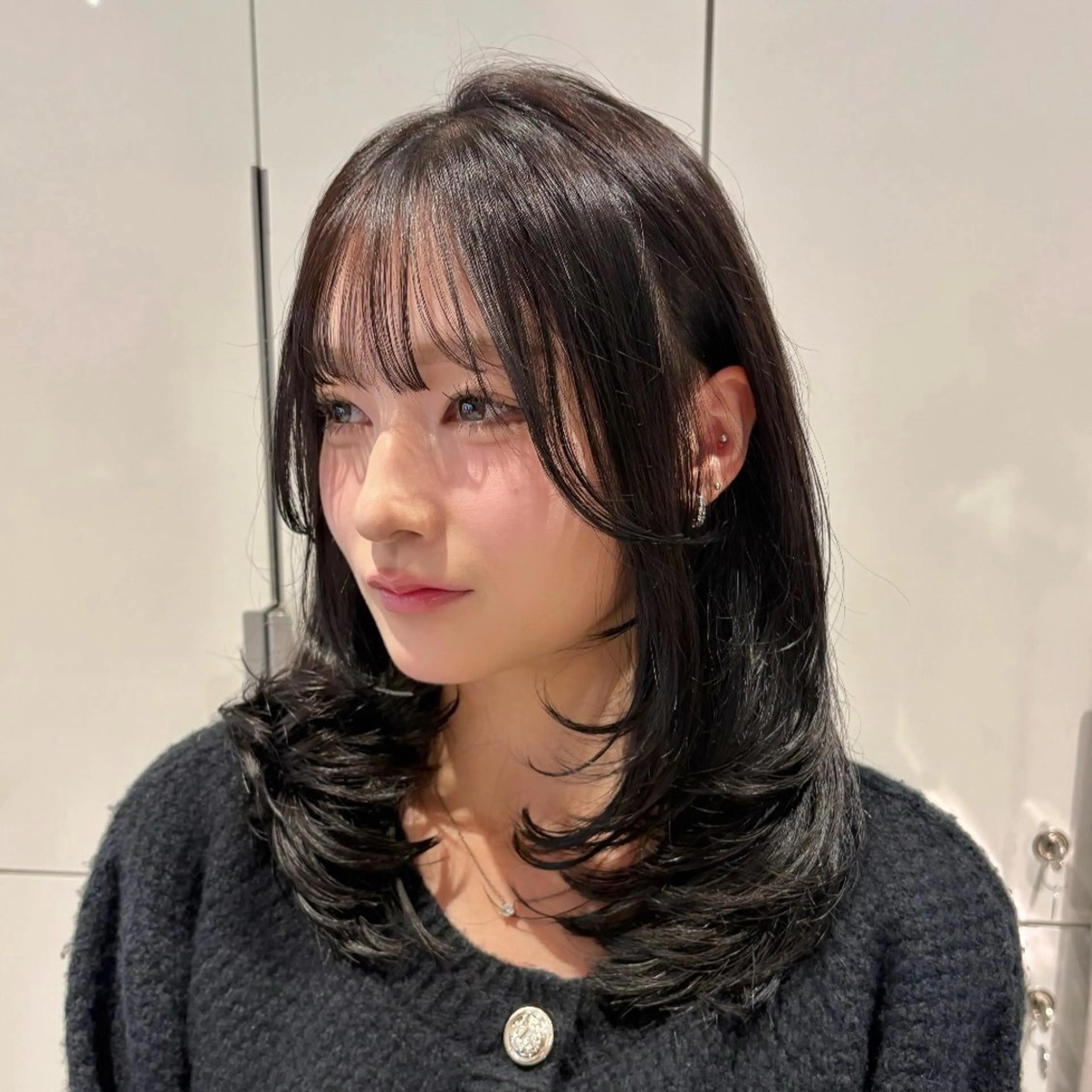 🩶《黒染め無し暗髪カラー》🩶暗髪➕スパシャンプー➕トリートメント🧴‎黒染めを使わないで暗くしたい方必見！の写真