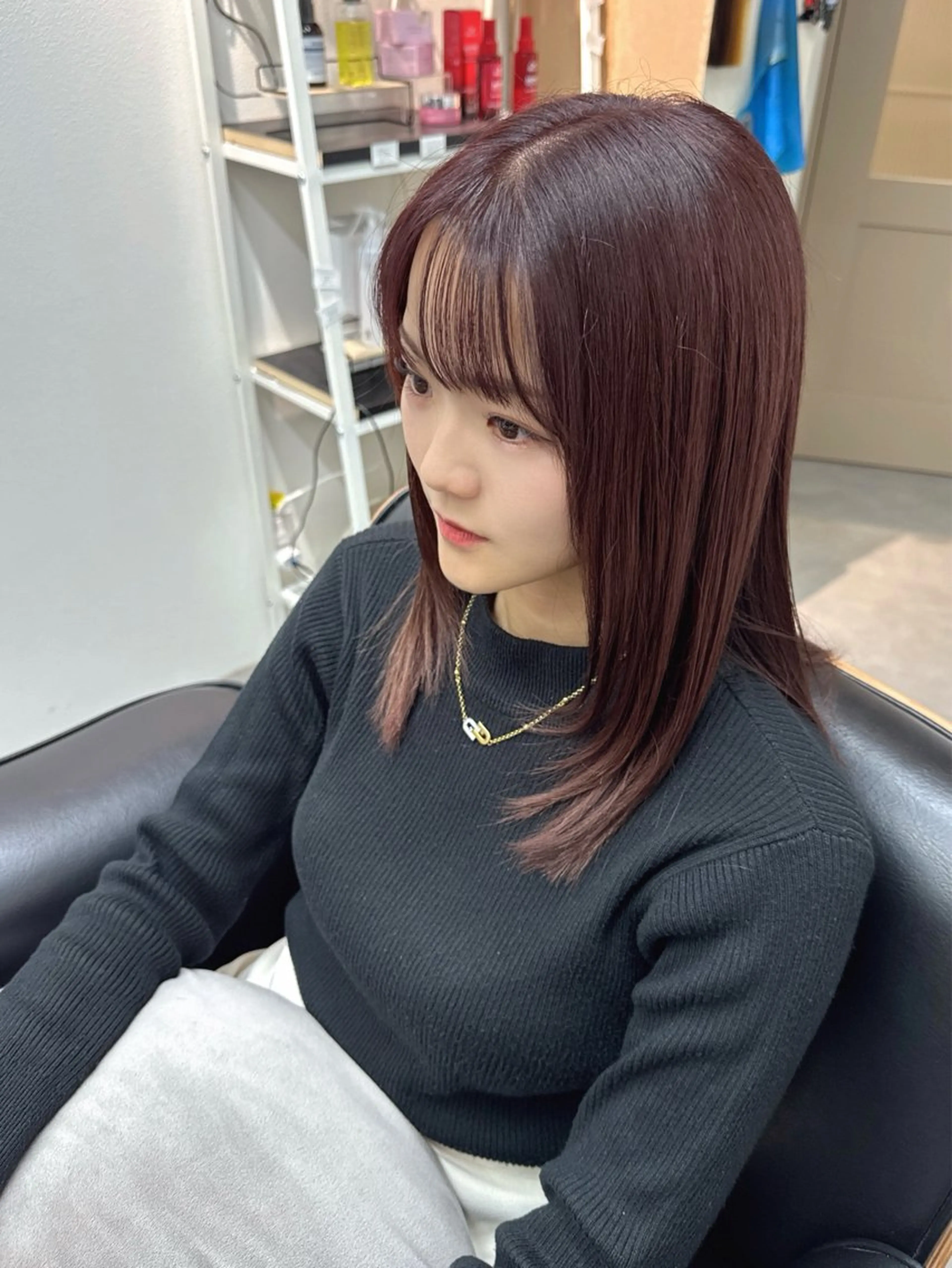 ロング カラー アディクシーカラー イルミナカラー クオルシアカラー 髪質改善 韓国風ヘア The Apartment of Solon 船橋 2nd所属・NEO髪質改善⚜️ 縮毛矯正/高橋潤のヘアスタイル
