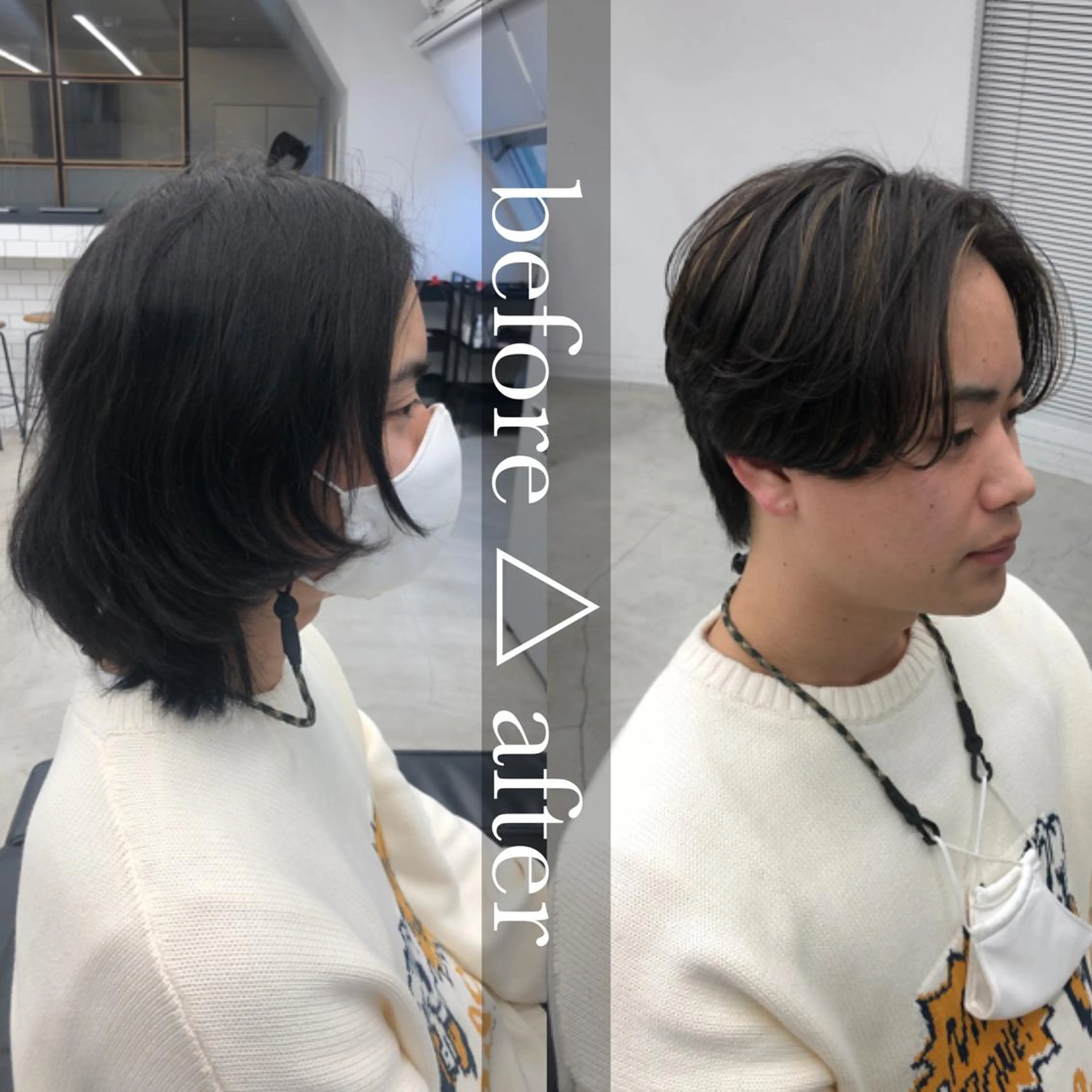 ショート ハイライト 🌼渋谷韓国ヘア 桑尾幸奈🌼のヘアスタイル