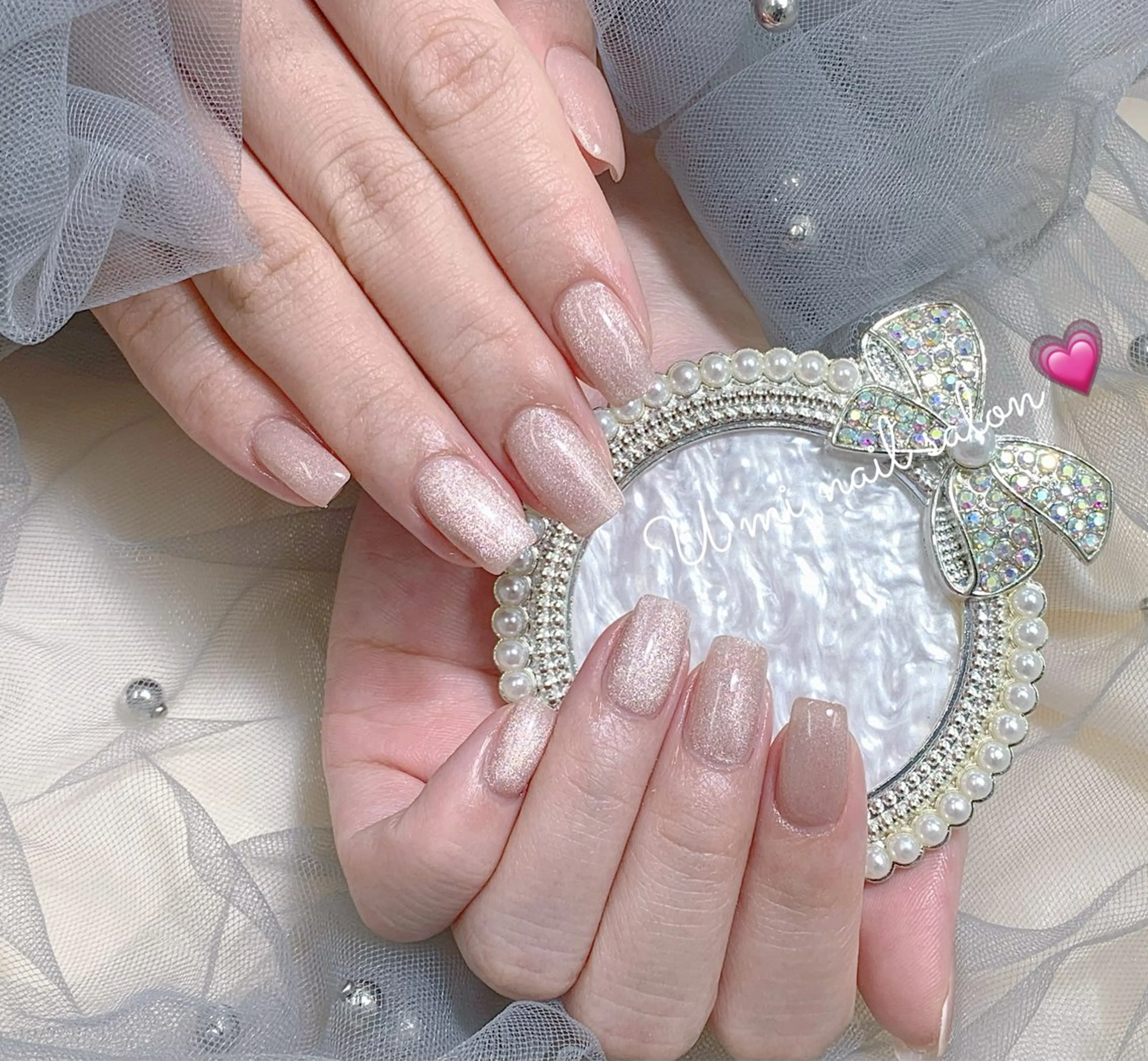 ネイル マグネットネイル マグネットワンカラー ワンカラーネイル U·Mi nail salon所属・U·Mi 容のネイルデザイン