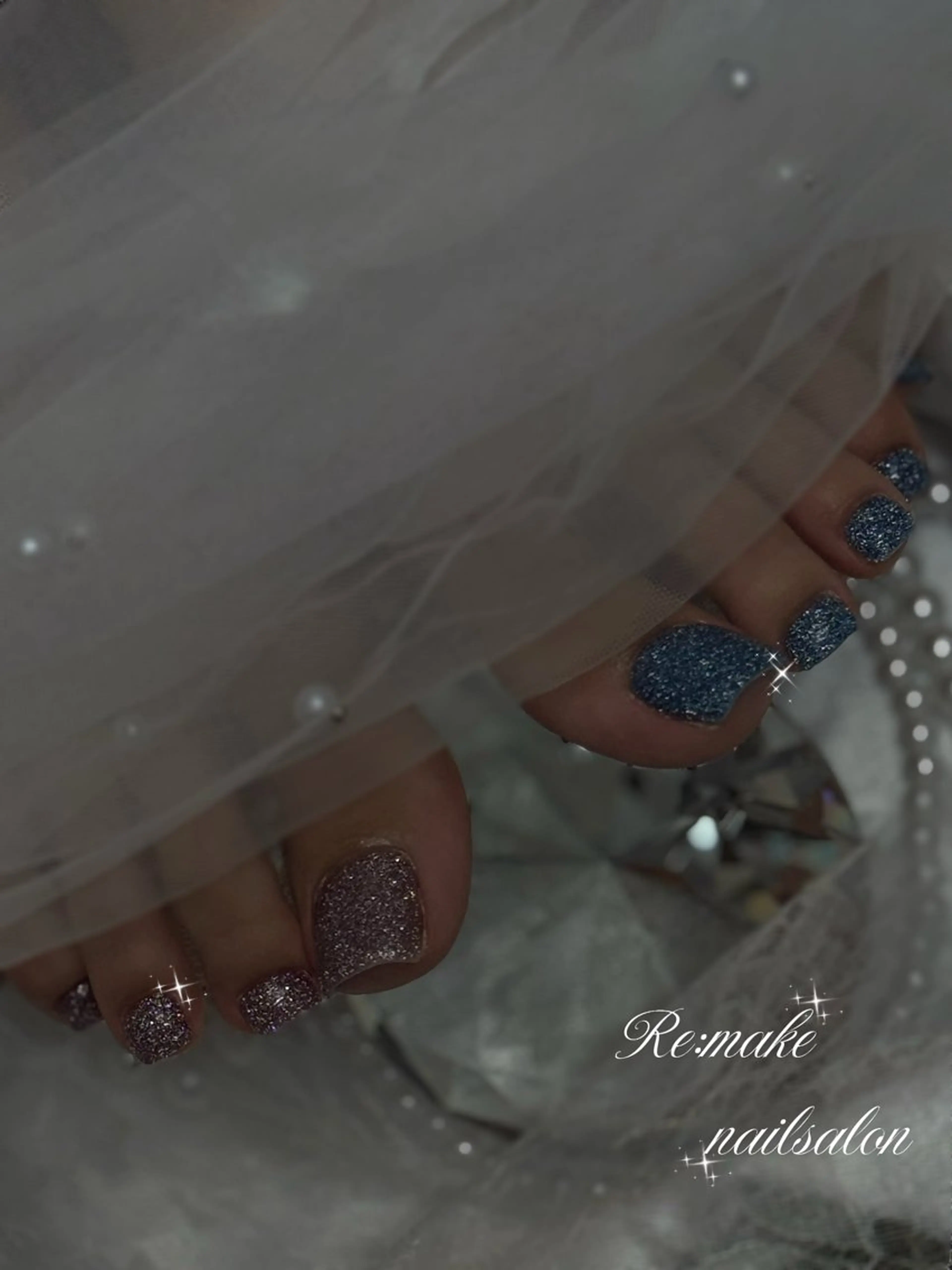 ネイル フットネイル フットネイル Suetake Shuriのネイルデザイン