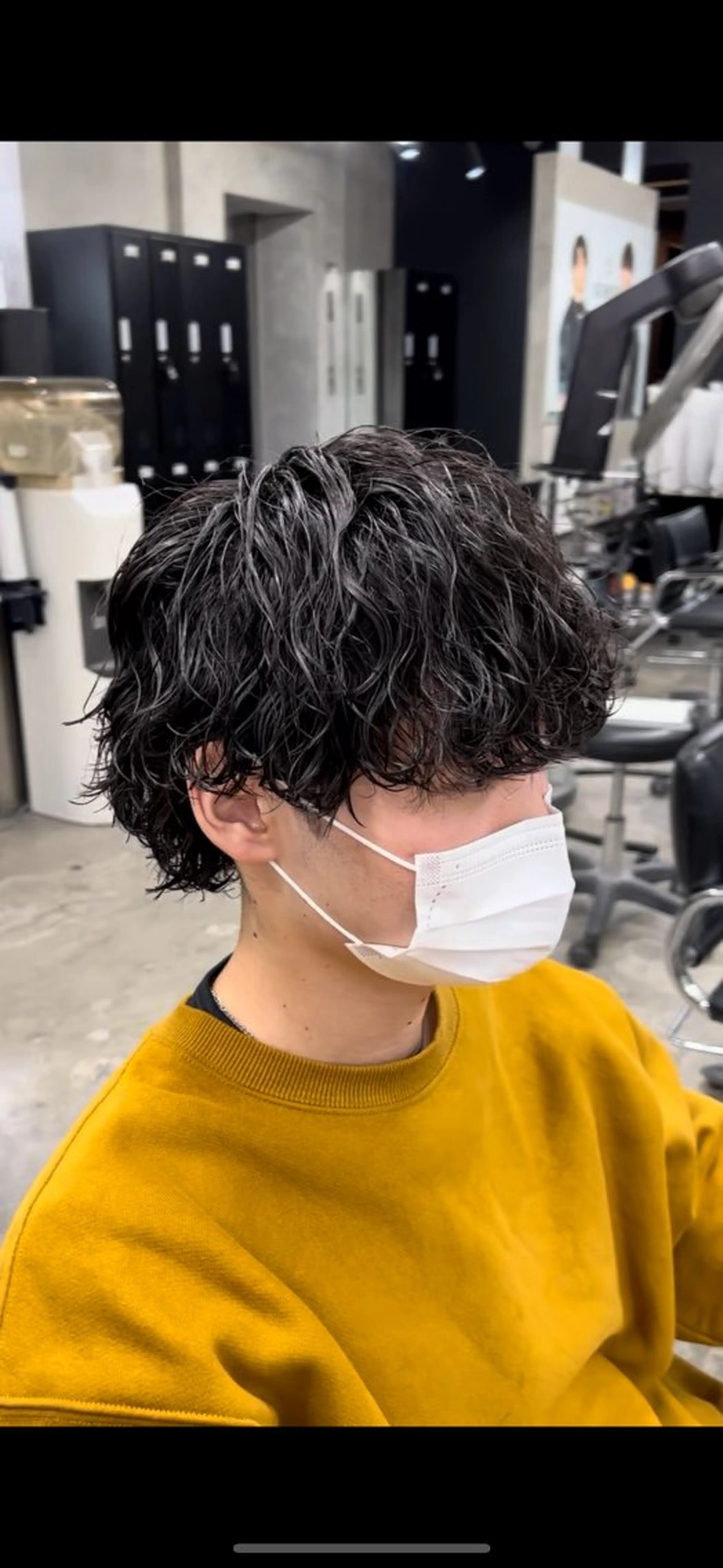 パーマの写真