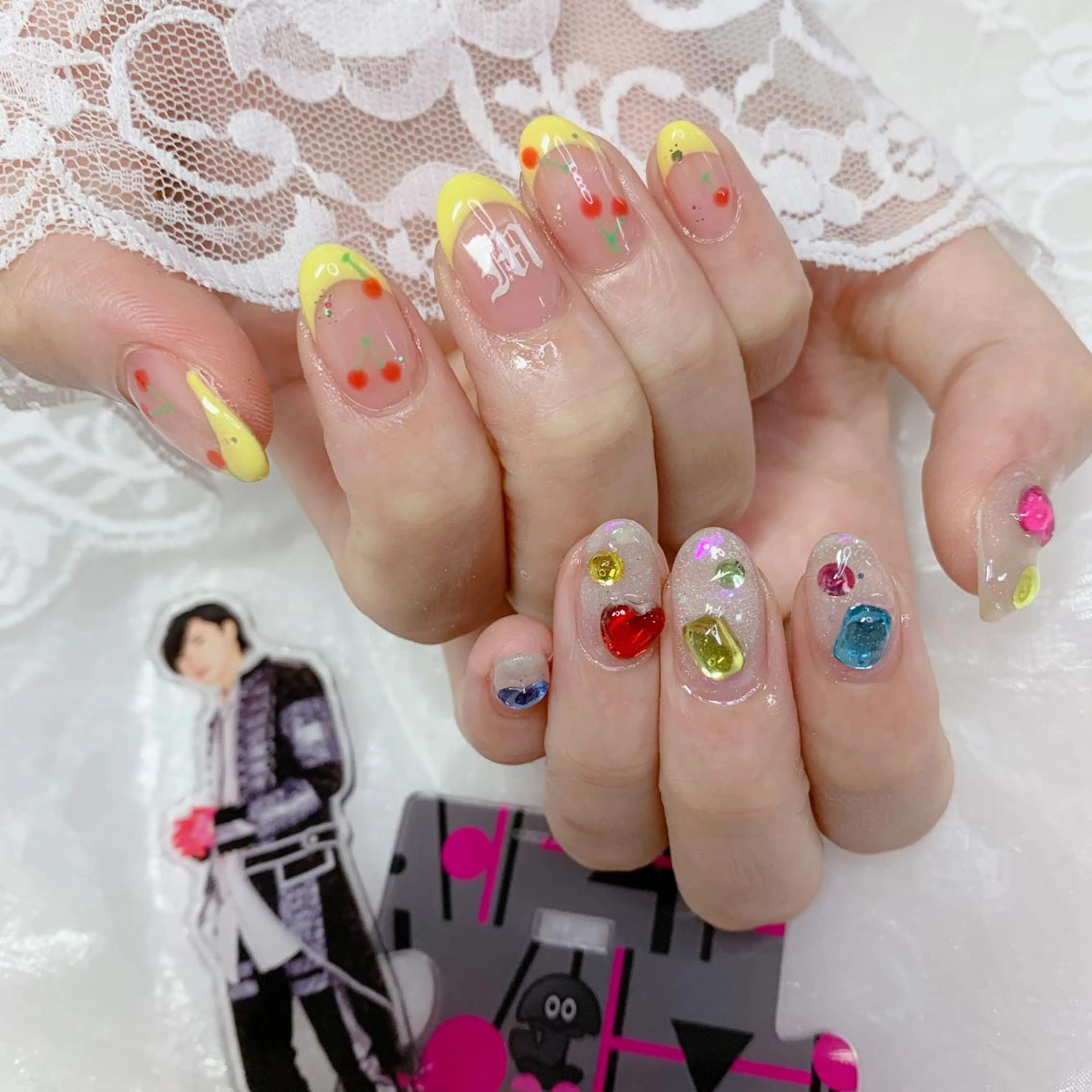 ネイル ハンドネイル La neige* yuki 🥯🍑のネイルデザイン