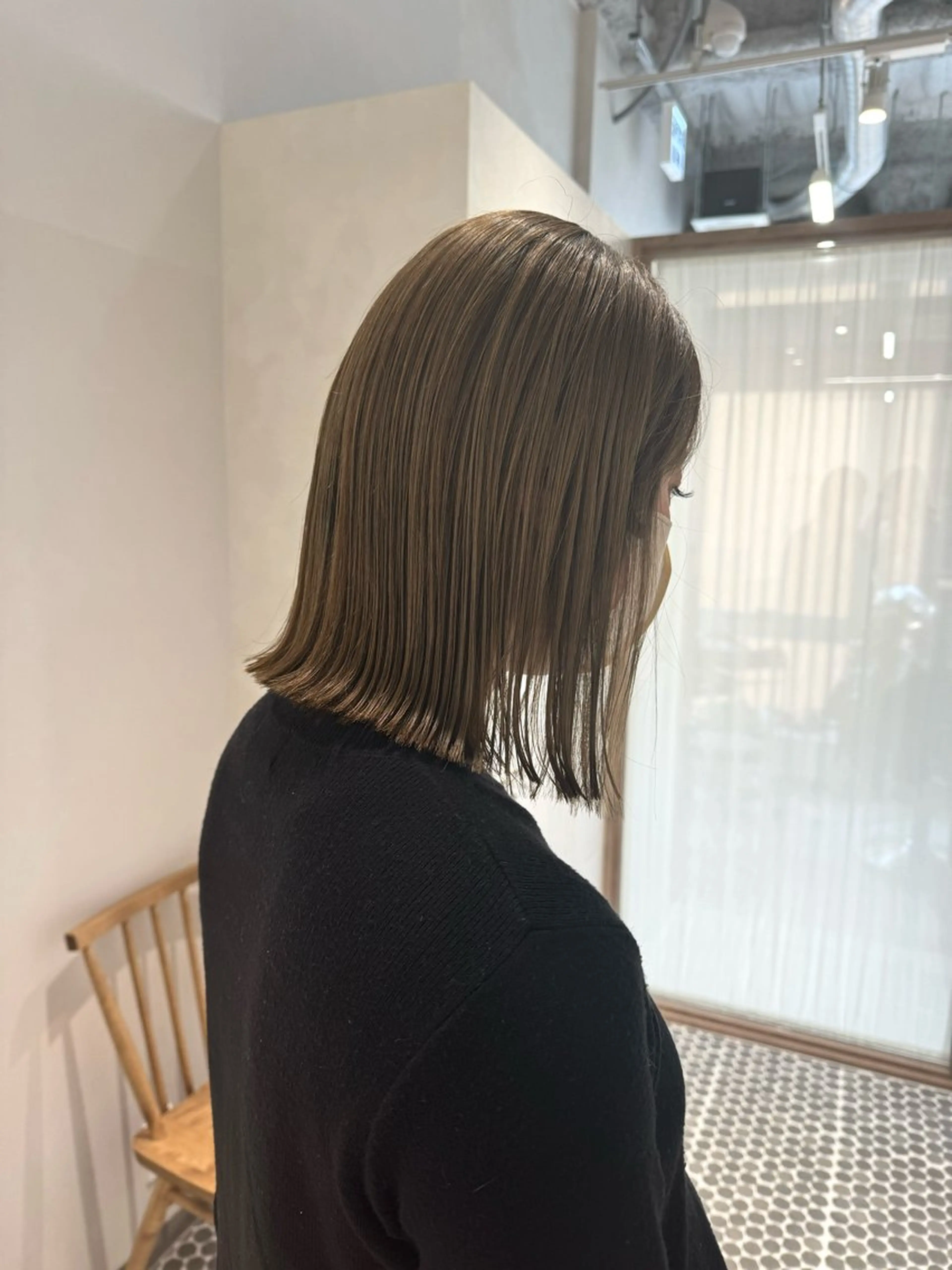 【7月限定🤎】カット＋ブリーチ無しダブルカラー＋ケアトリートメントの写真