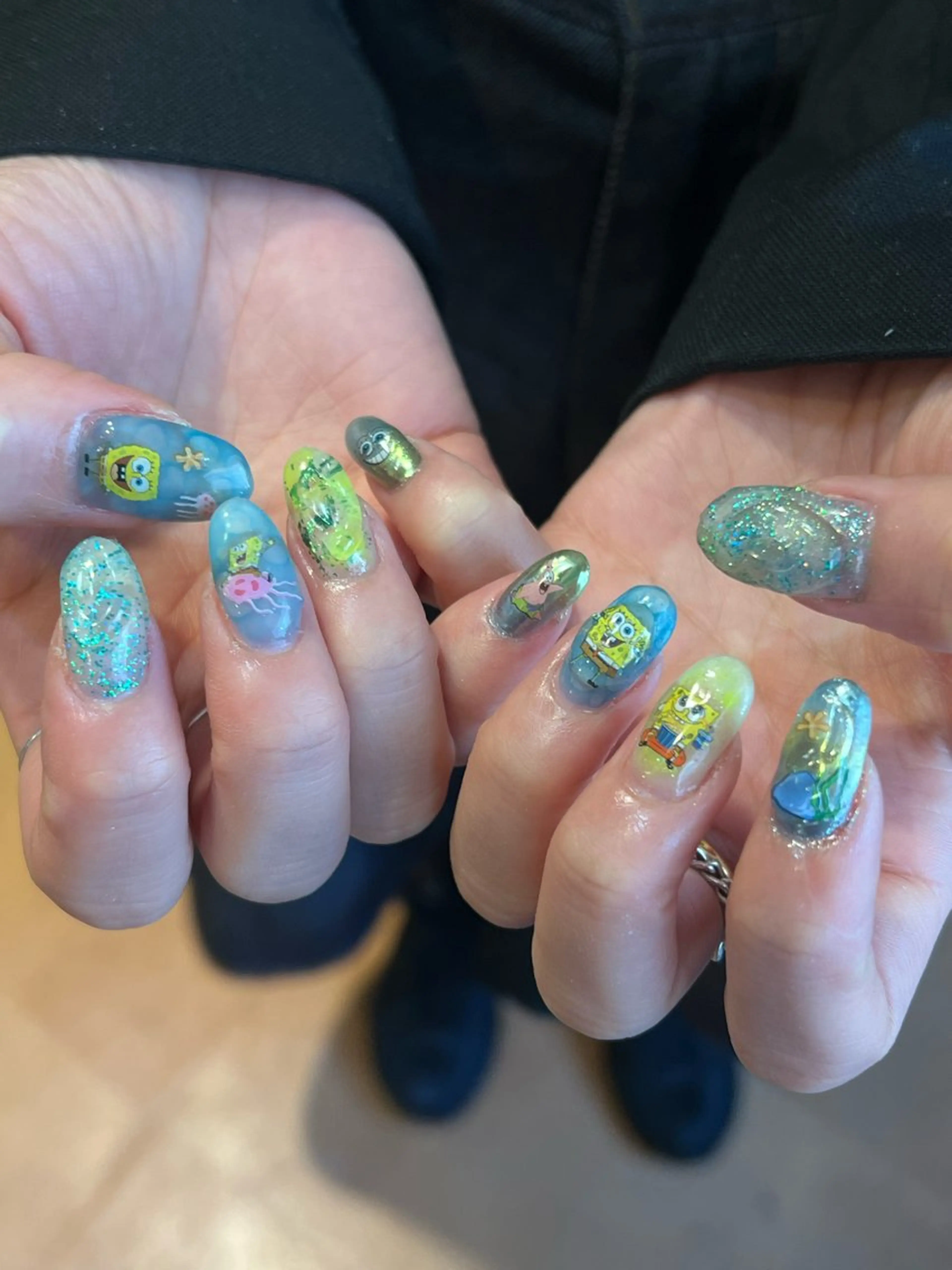 ネイル ハンドネイル Hata nail 🎀個性派ニュアンスのネイルデザイン