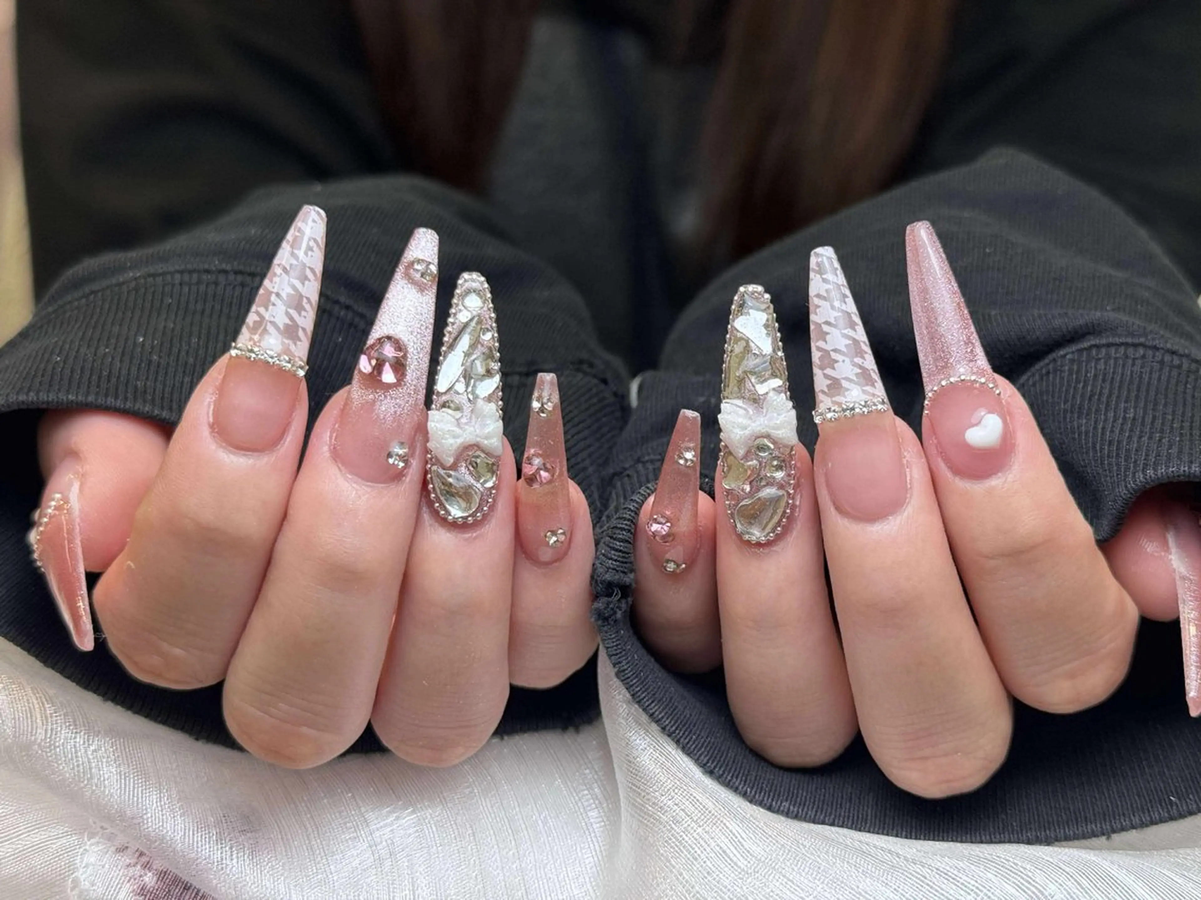 ネイル アートネイル 成人式 ジェルネイル ニュアンスネイル 夏ネイル ハンドネイル Jenn Nail Salonのネイルデザイン