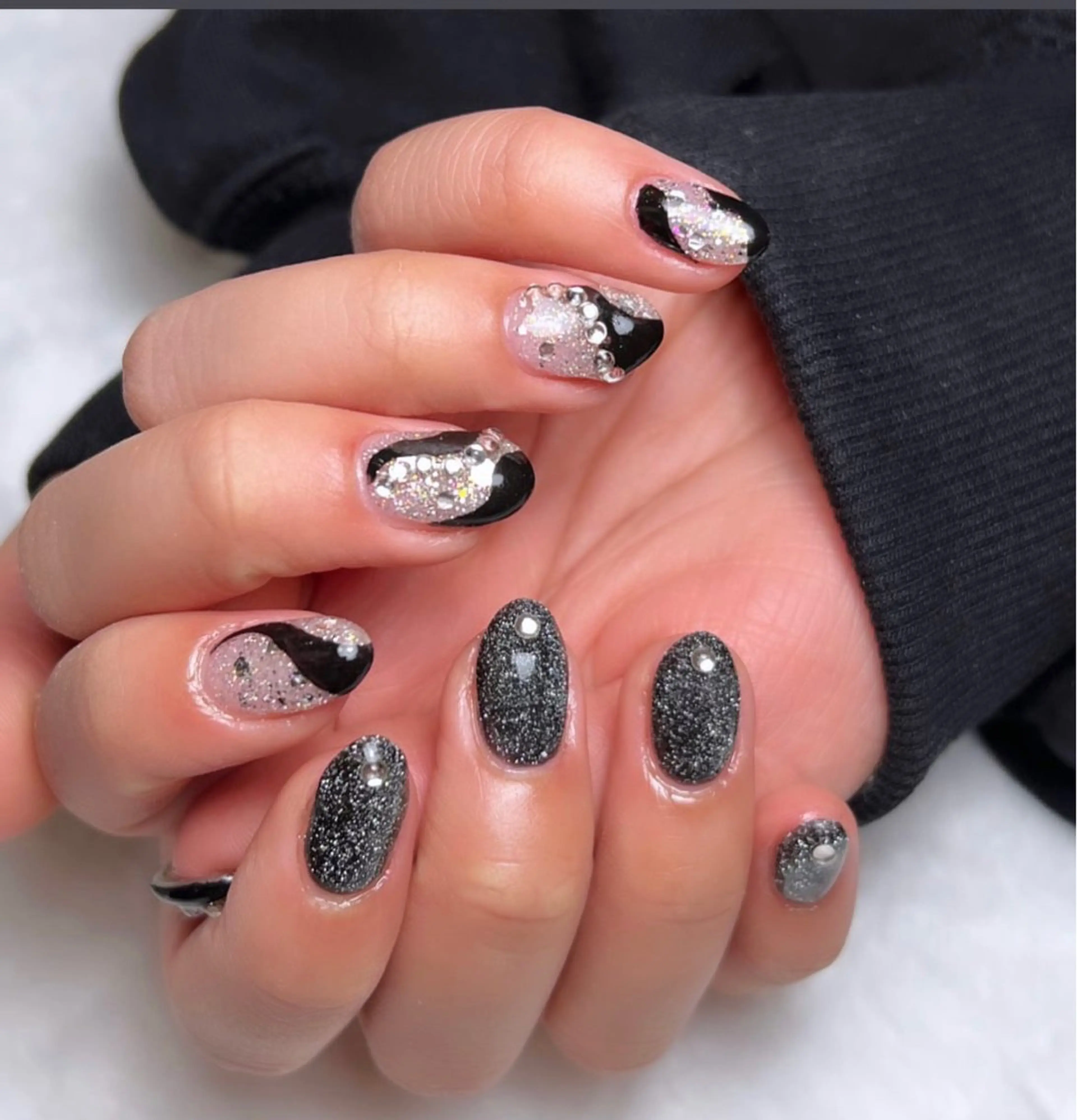 ネイル アートネイル ラメ(グリッター) miiiiiking-nail所属・賀城 美幸のネイルデザイン