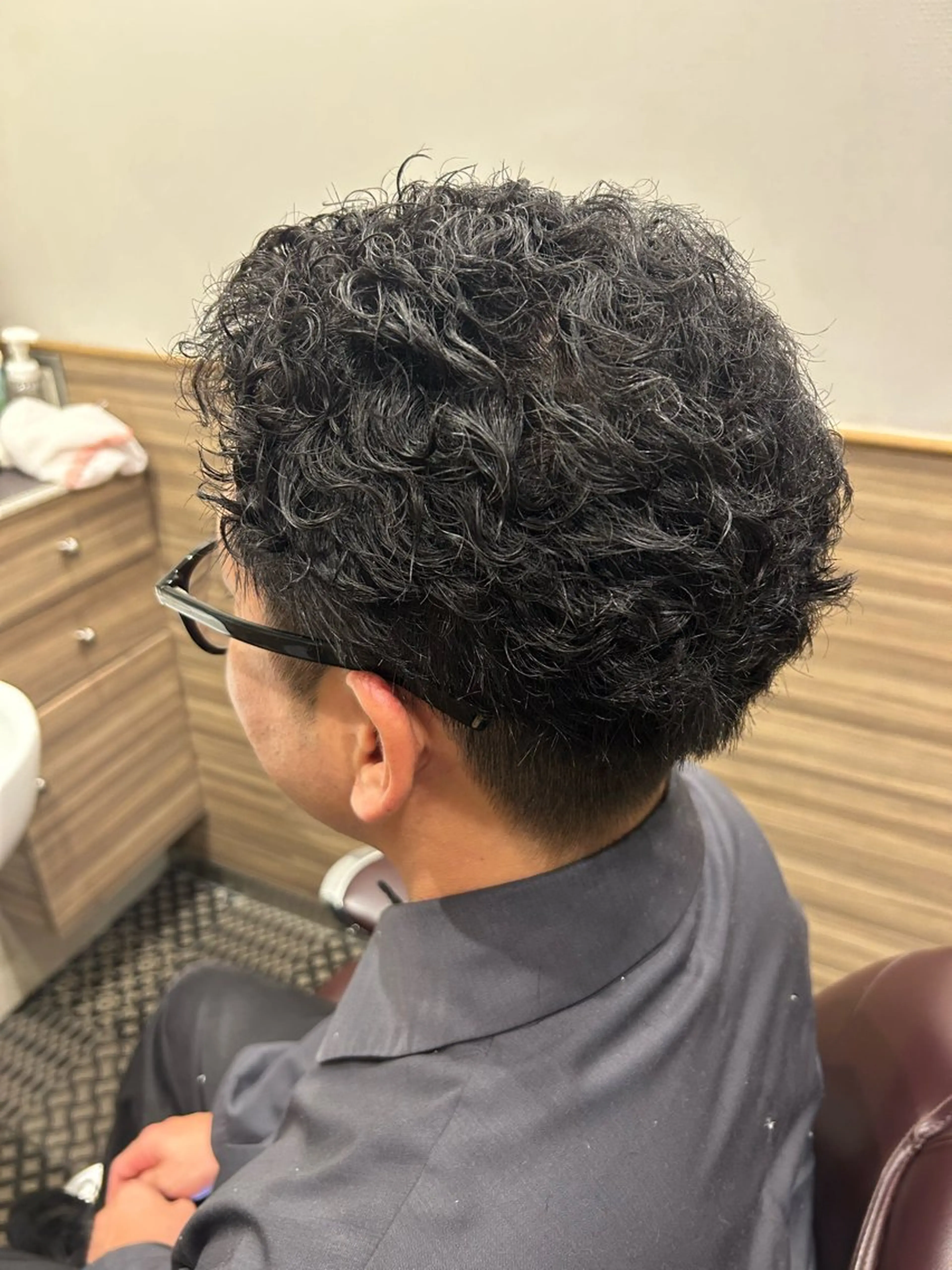 ミディアム パーマ ミディアムパーマ 注意事項見て下さい 【香月】のヘアスタイル