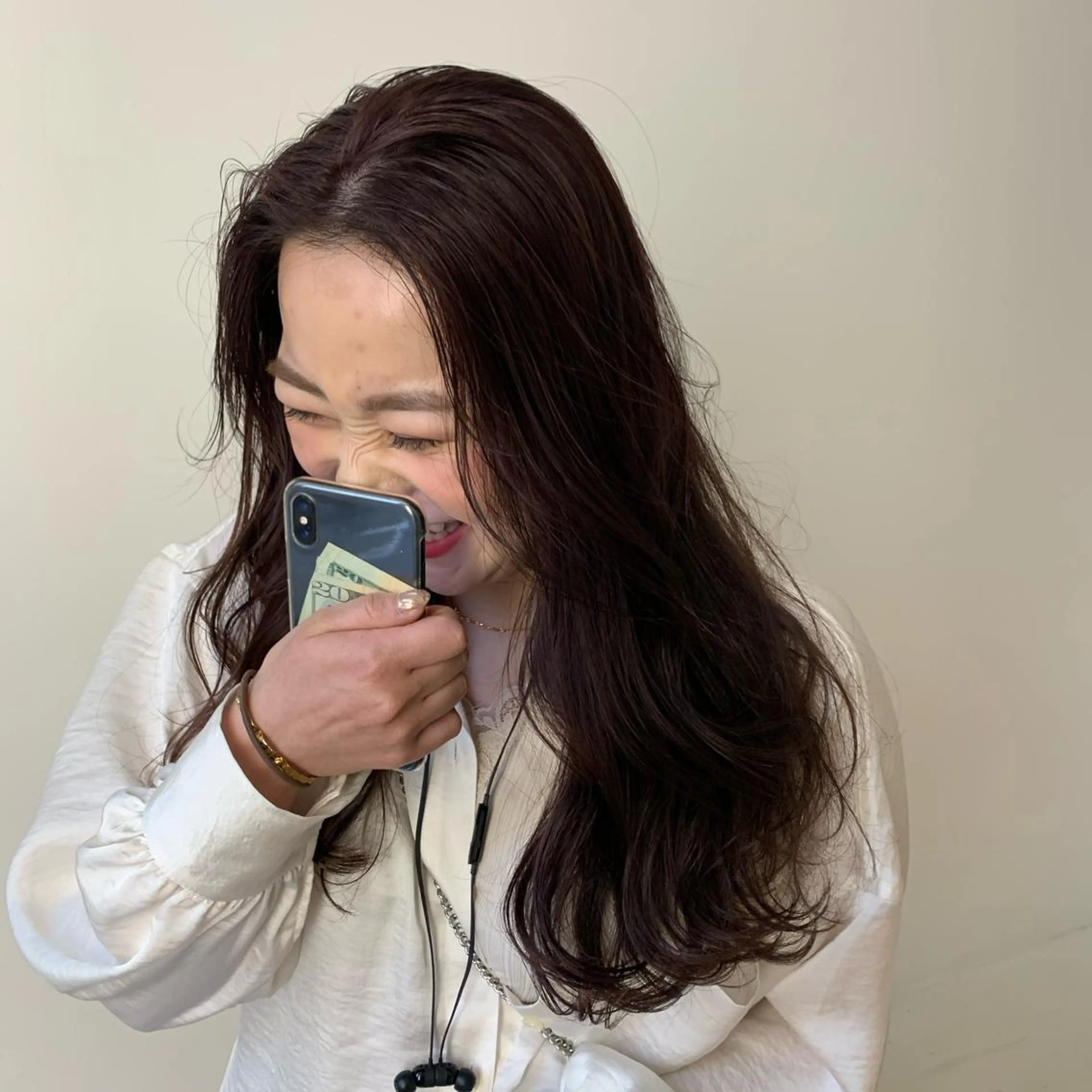 ロング カラー ヘアカラー 【淡色color/ nail】maikoのネイルデザイン