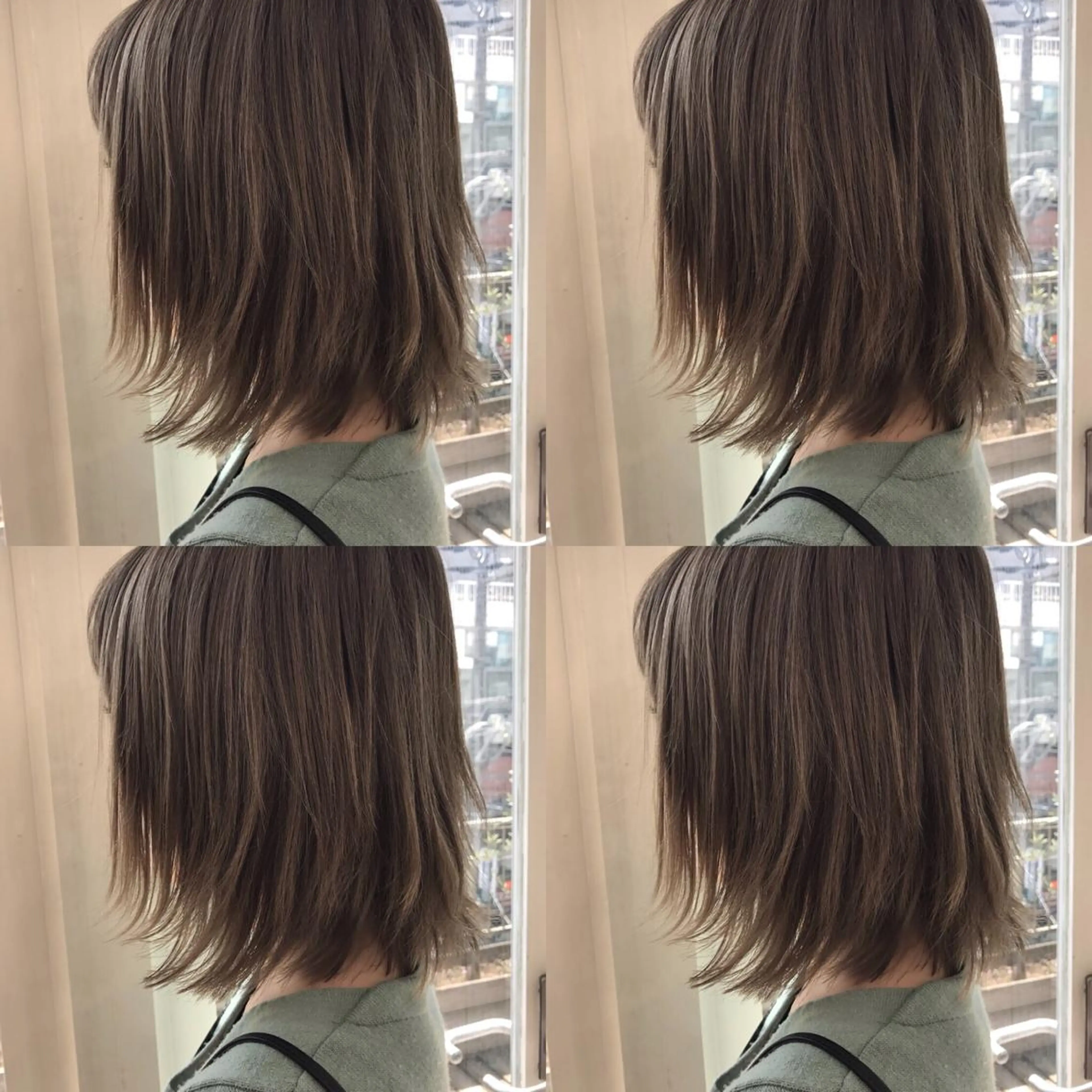 ミディアム カラー SALOWIN所属・小栗 麻衣のヘアスタイル