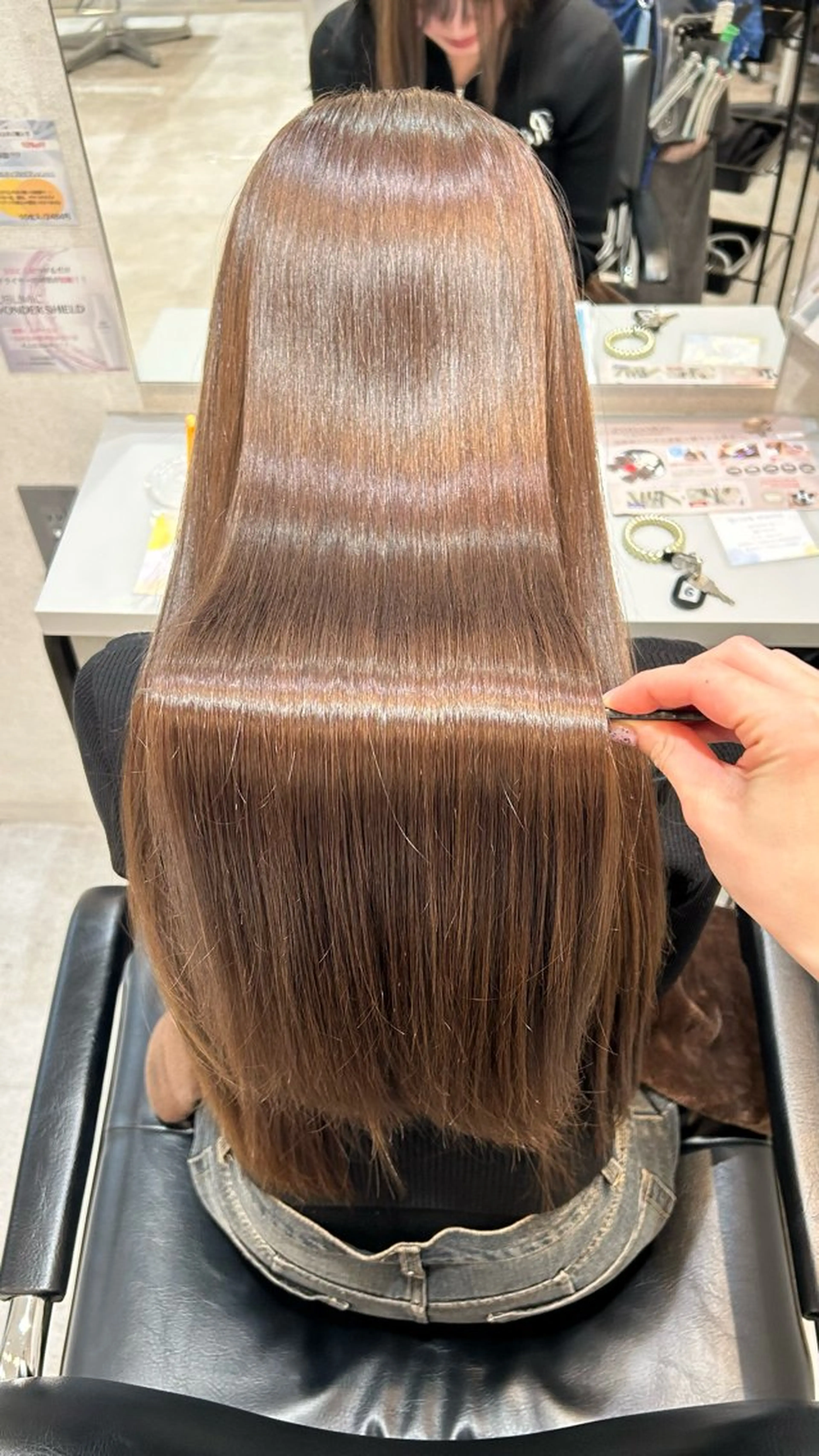 ロング ヘアカラー トリートメント 西梅田/髪質改善/ はやしまお🫧のヘアスタイル