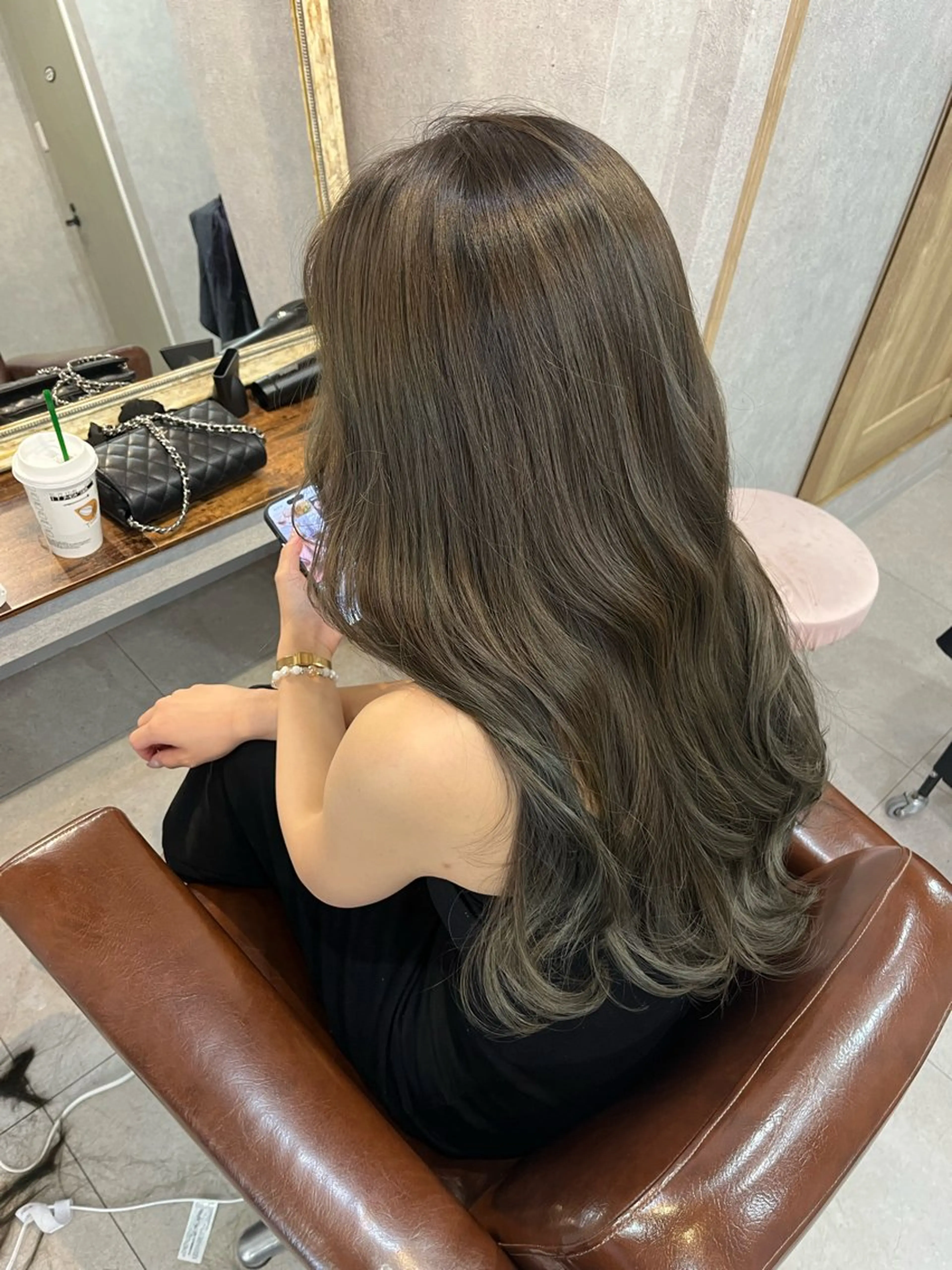 ロング 松本 陽菜のヘアスタイル