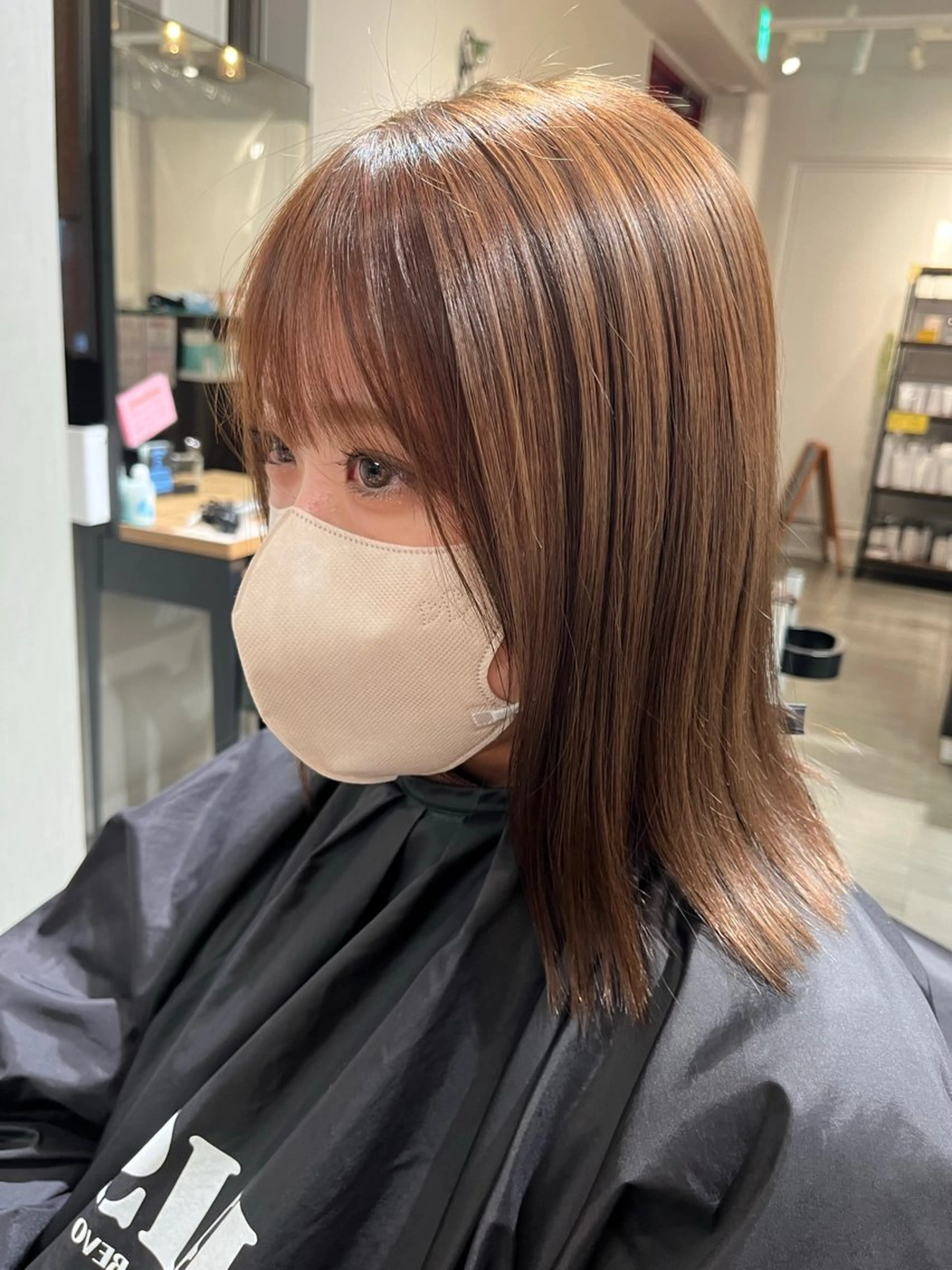 ブリーチなしワンカラー️＋1stepトリートメント🧴🫧の写真