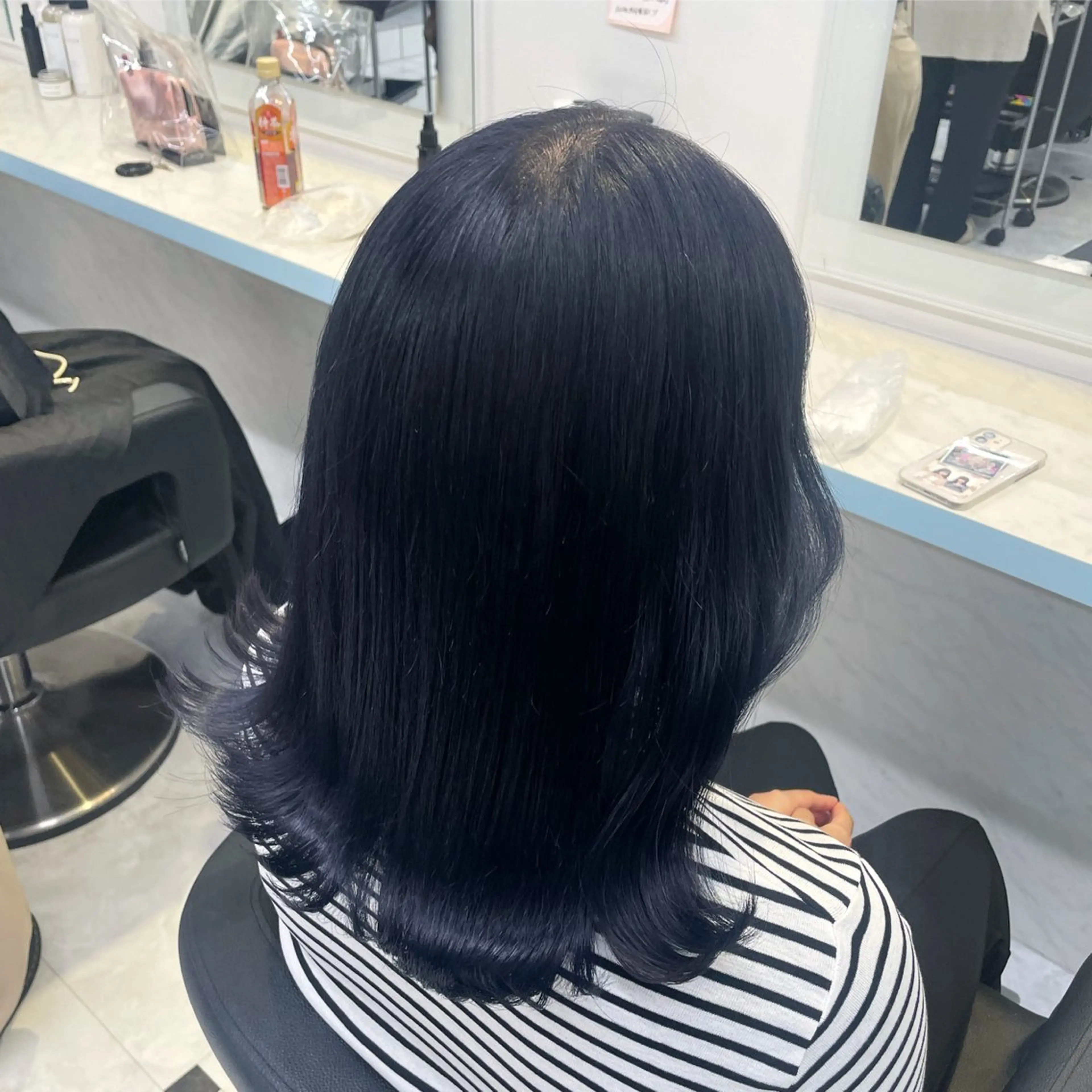 セミロング ヘアカラー トリートメント 似合わせcolor ʀɪɴᴏ🎶🪽のヘアスタイル