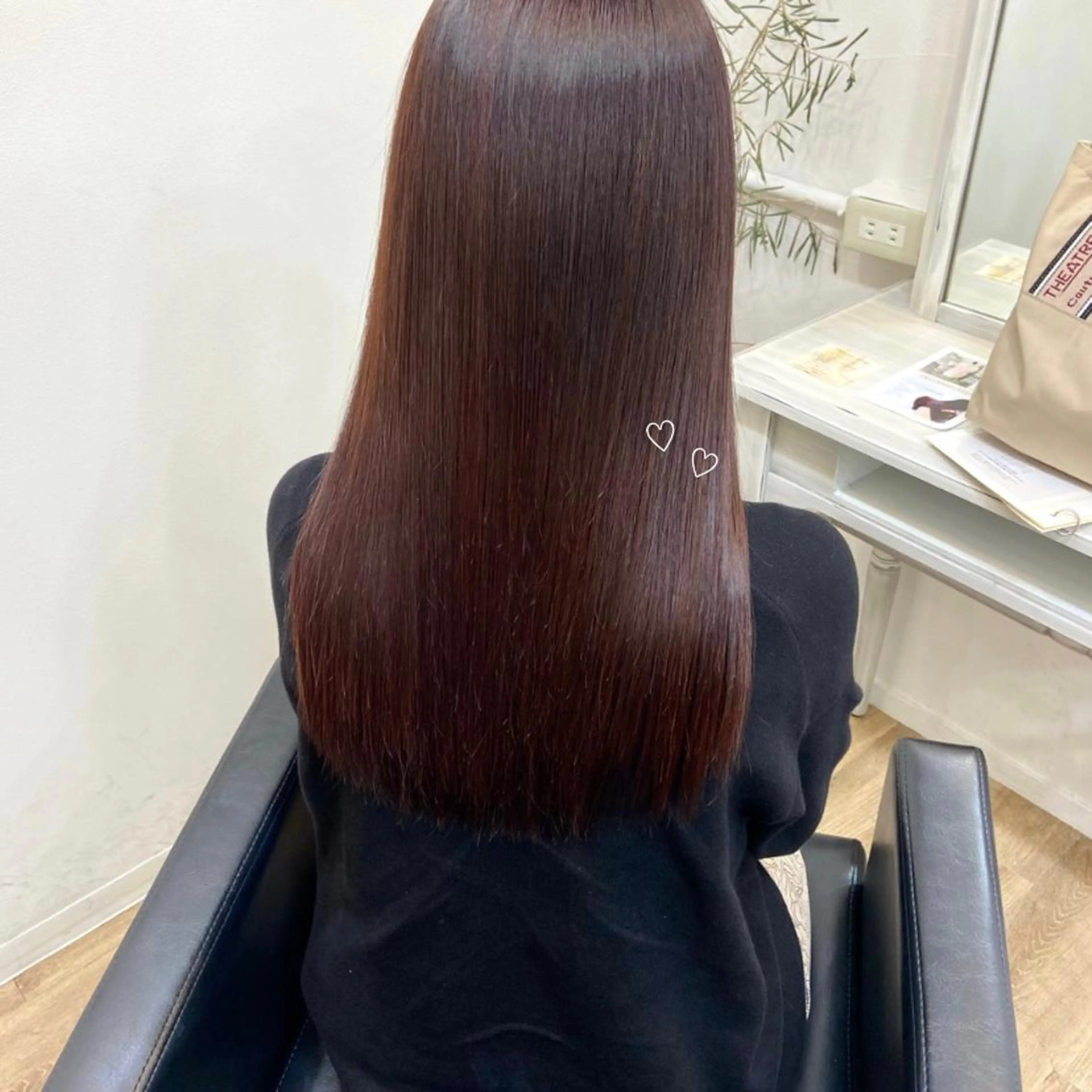 セミロング ボブ ハイライト 髪質改善 縮毛矯正 トリートメント mai 🥀 パーマモデル募集🌀のヘアスタイル