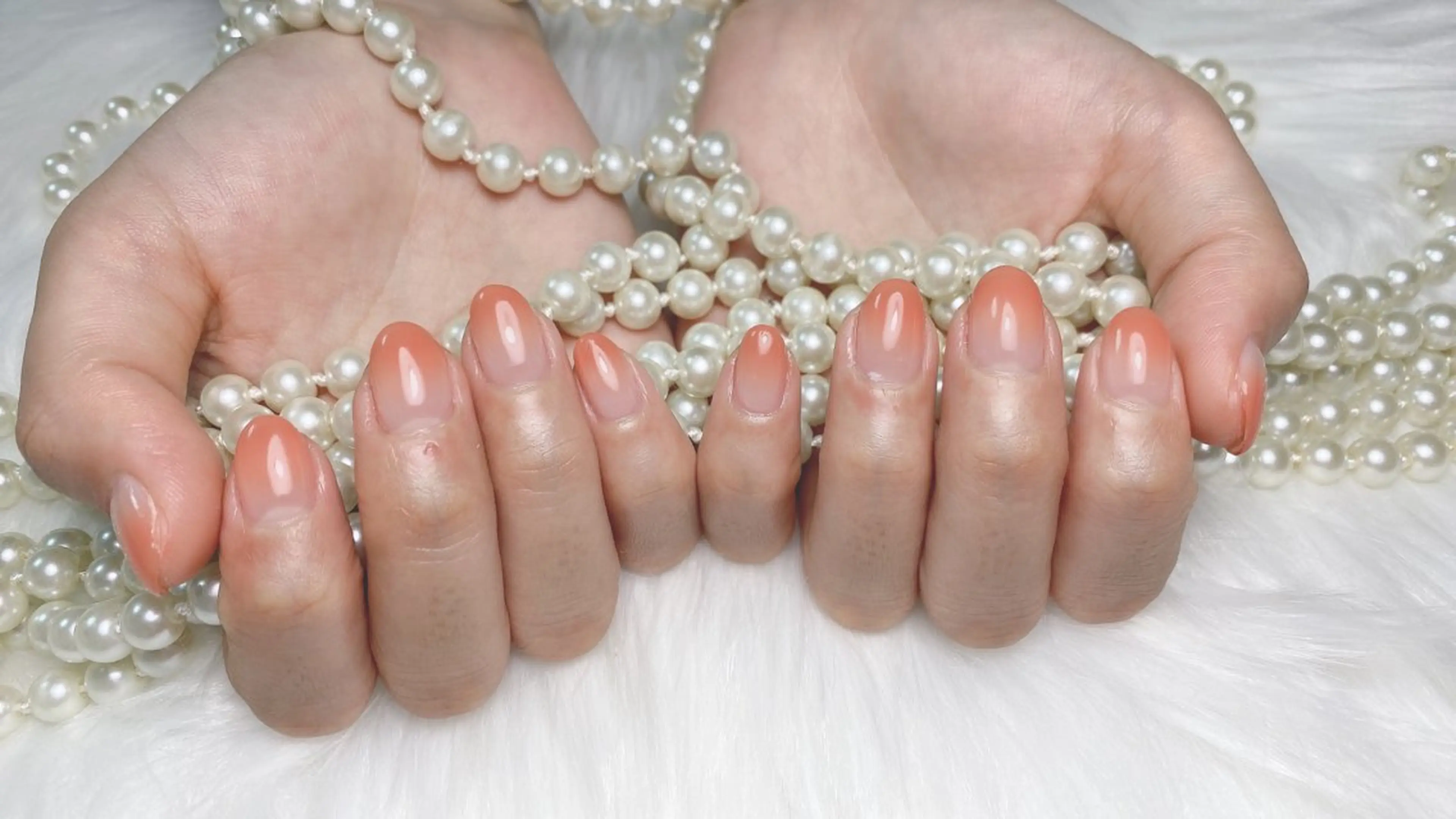 ネイル ハンドネイル オーシャン スカルプネイルサロンのネイルデザイン