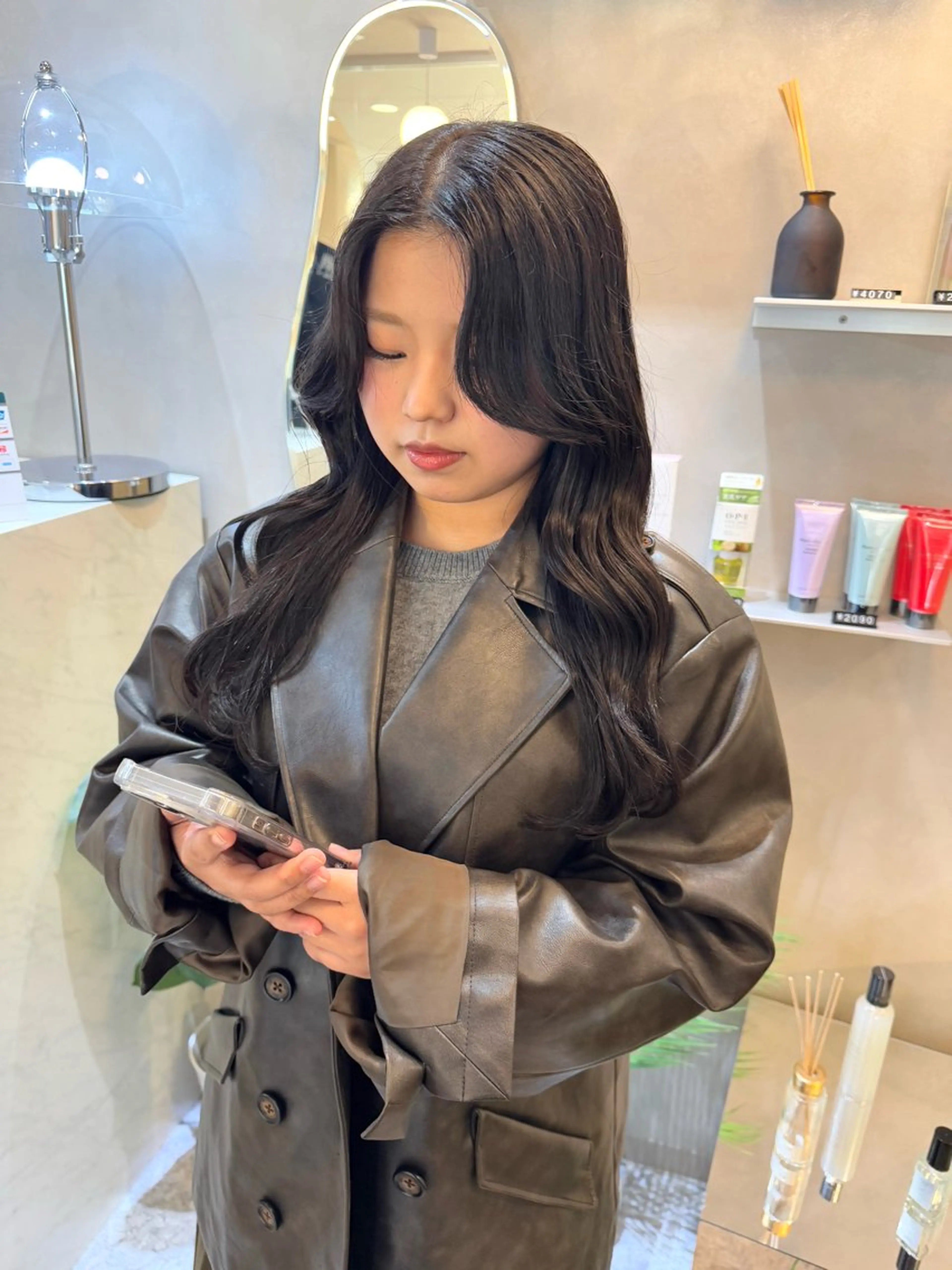 ロング カラー カット ヘアカラー トリートメント 韓国ヘア🇰🇷 松田光里のヘアスタイル