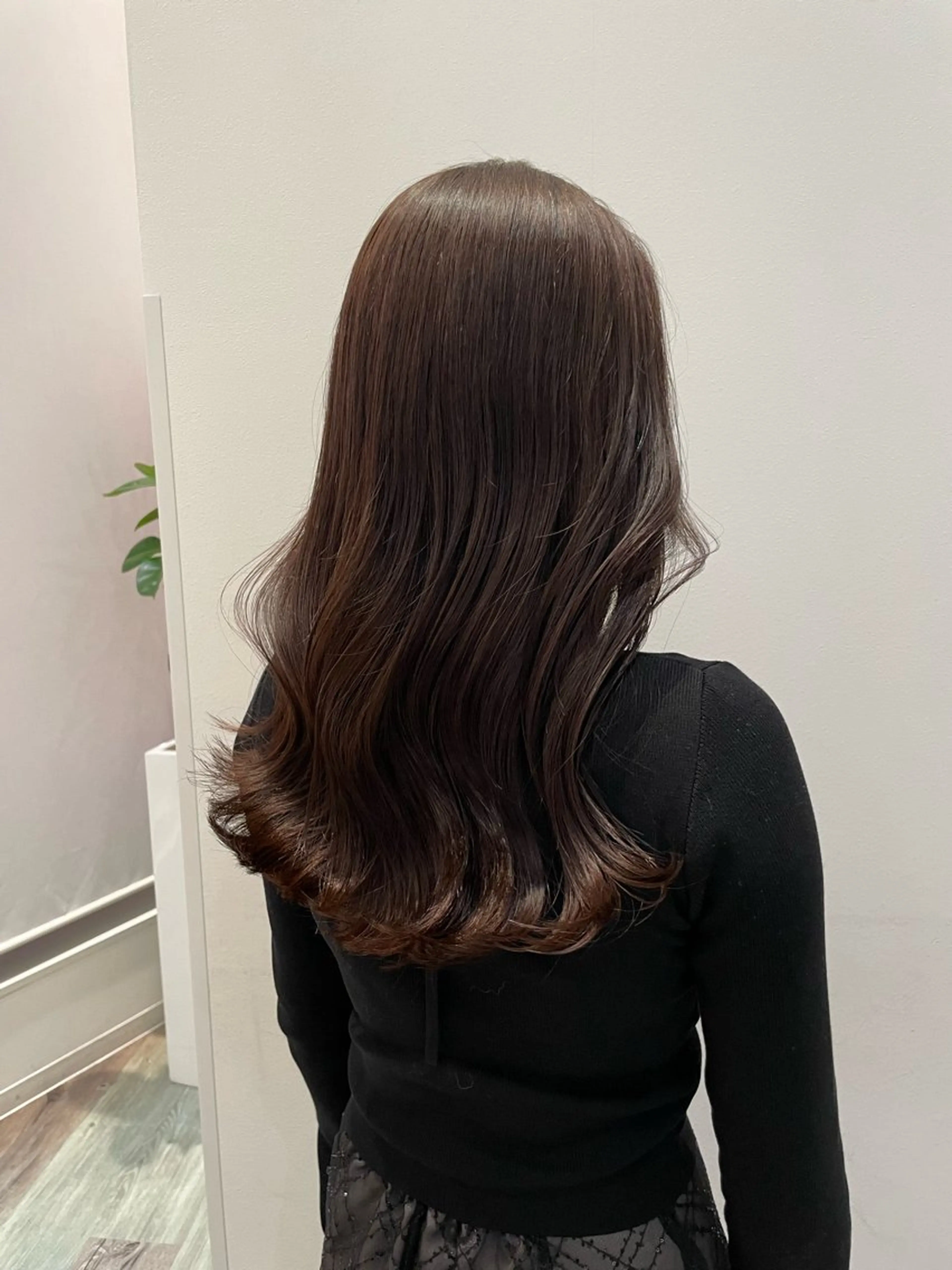 ロング カラー 透明感カラー カット ヘアカラー トリートメント k-two✨たき艶感 カラー／美髪矯正のヘアスタイル