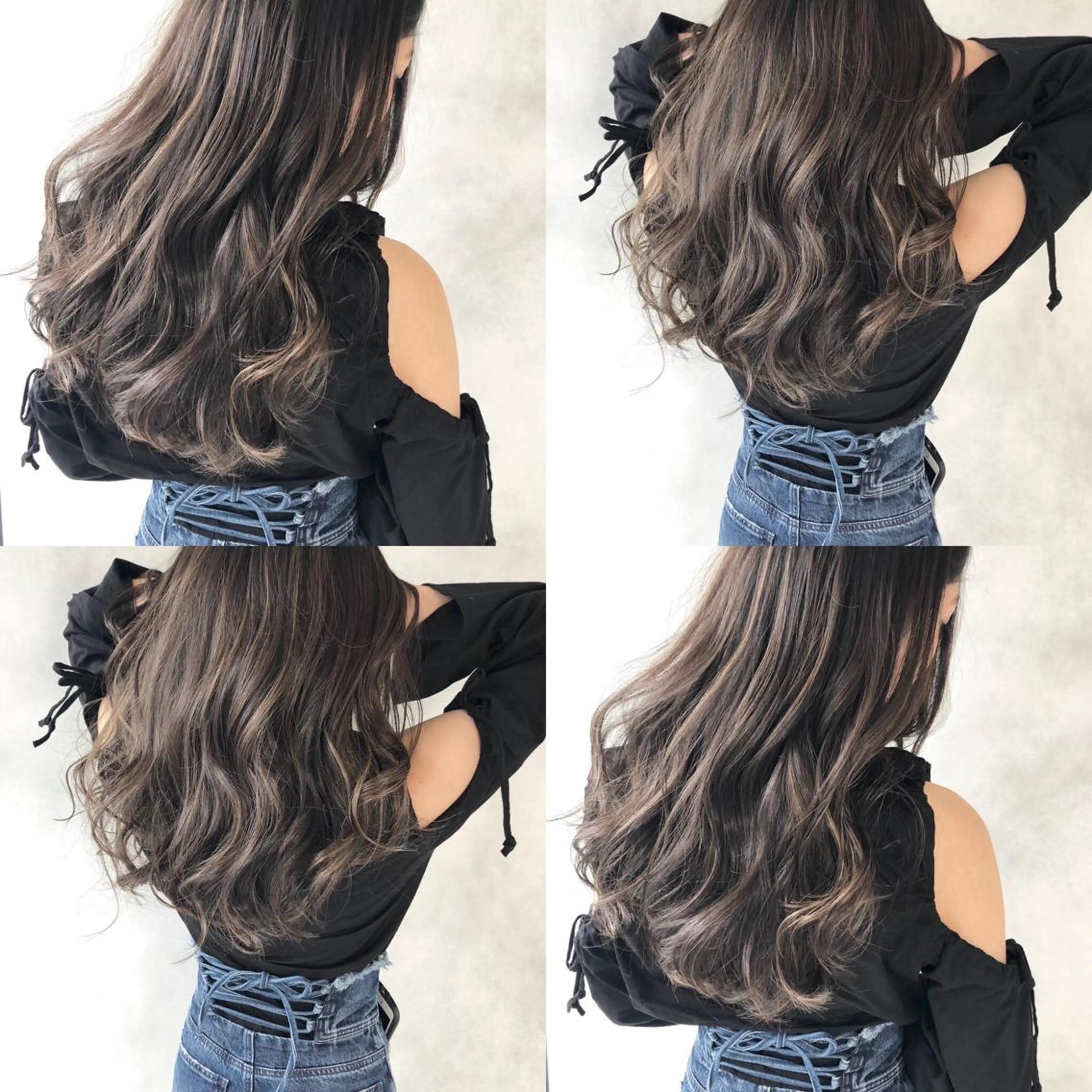 ロング 外国人風カラー ハイライト ヘアカラー トリートメント 小澤大輔 YOLO hairのヘアスタイル