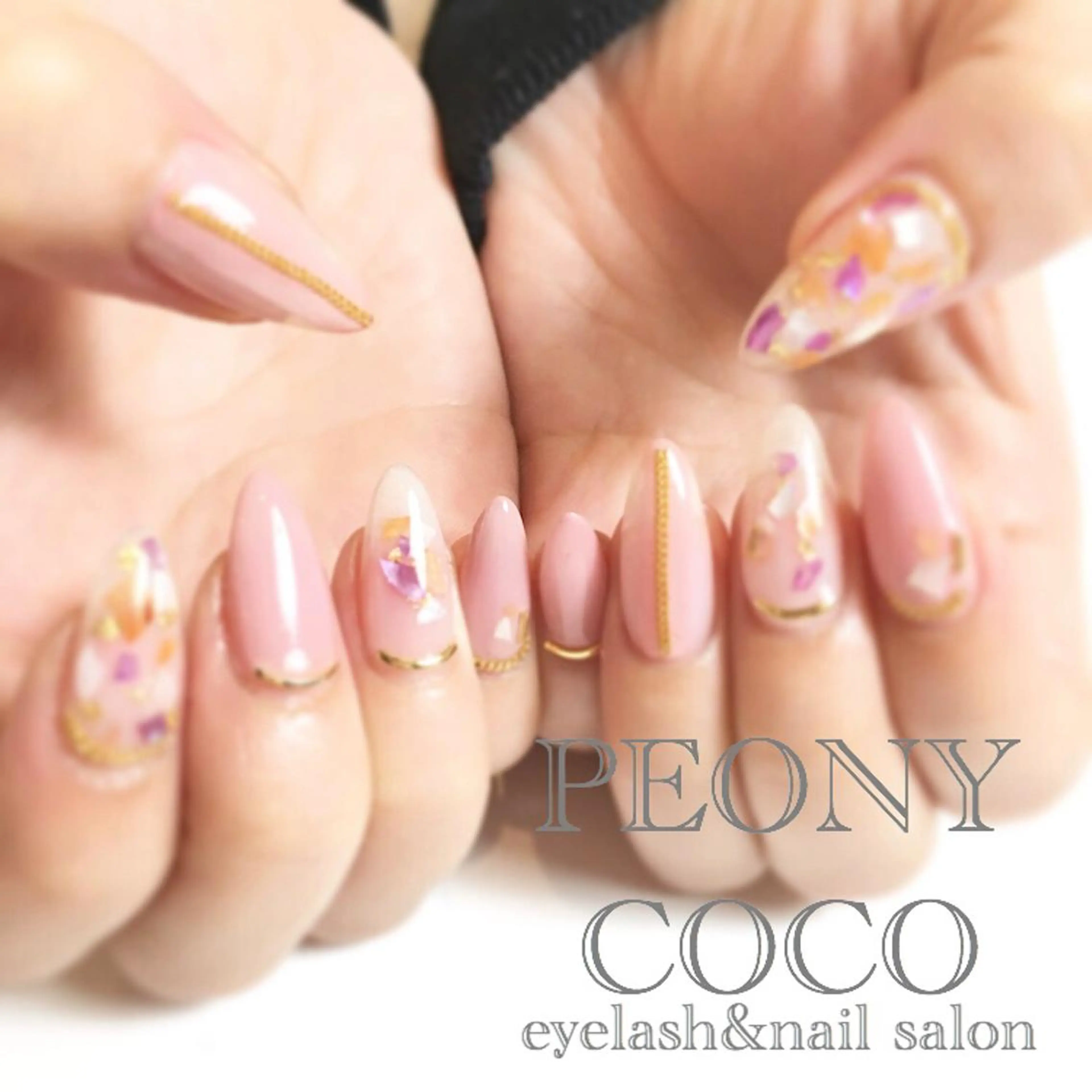 ロング ネイル マツエク・マツパ Beauty salon STELLA所属・STELLA 大西南帆のマツエク・マツパデザイン