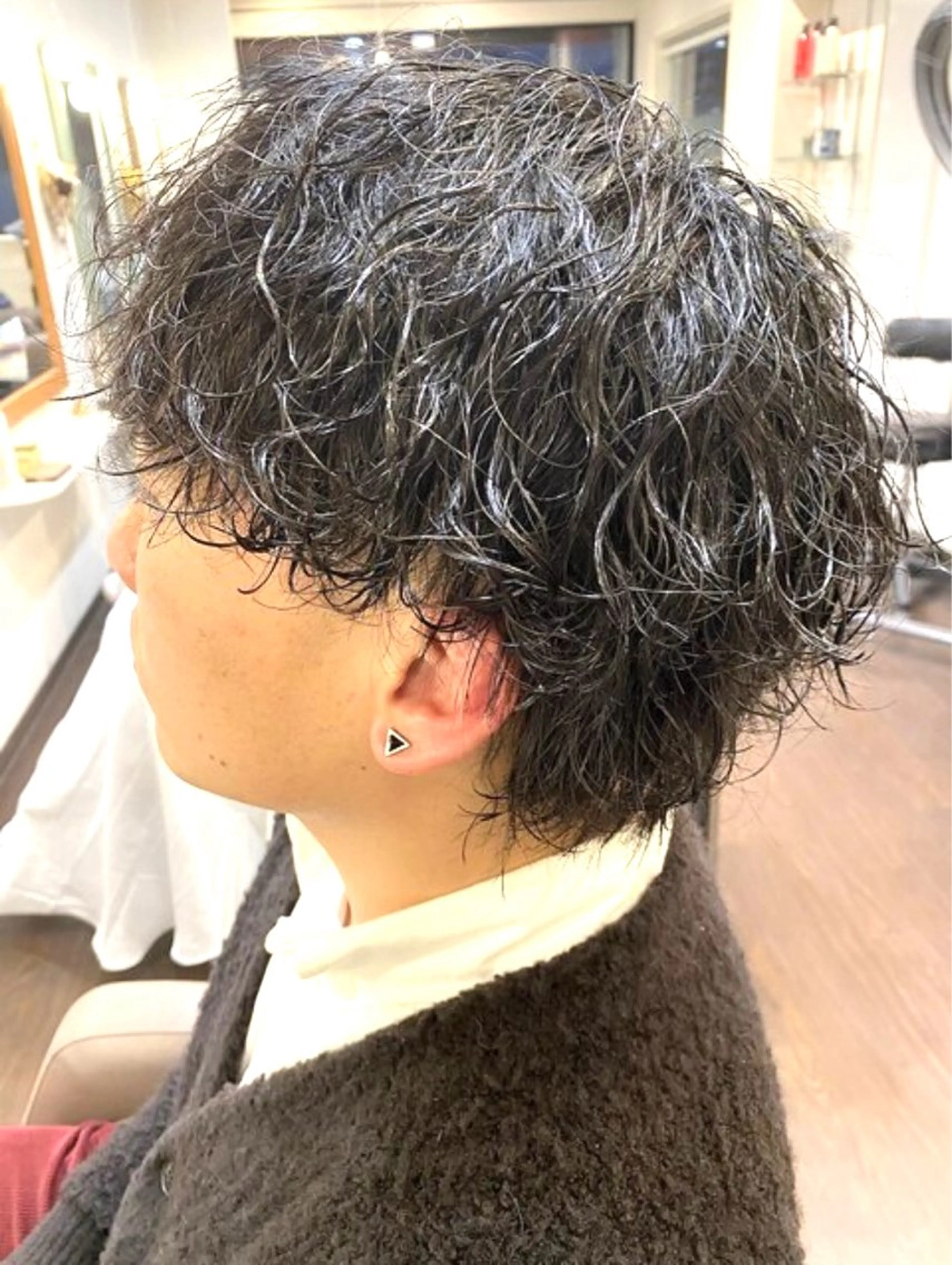 ミディアム パーマ メンズ カット パーマ Regala所属・後藤 直樹のヘアスタイル