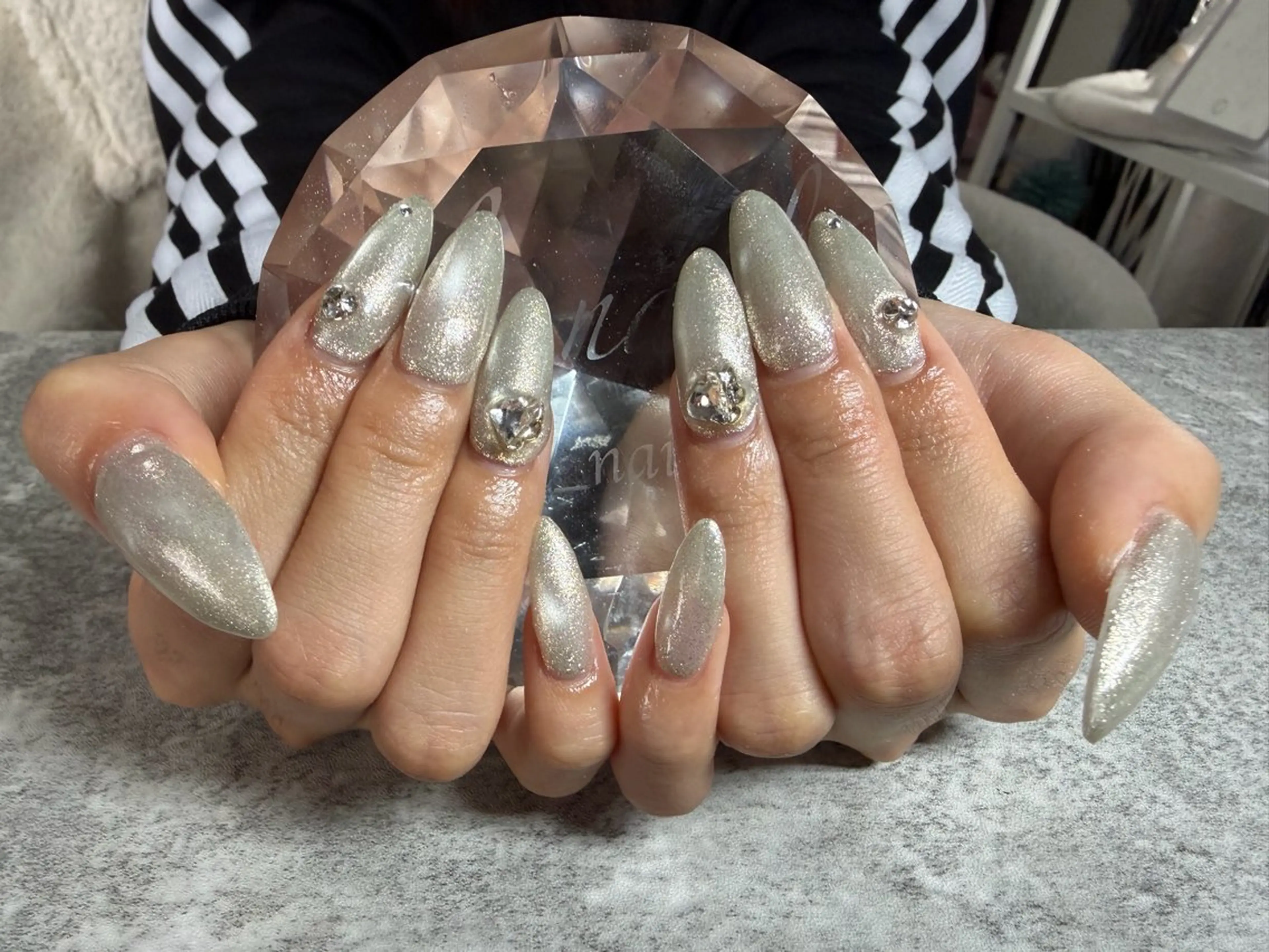 ネイル 長さ出し 持ち込み ネイルチップ 佐野 愛美のエステ・リラクイメージ