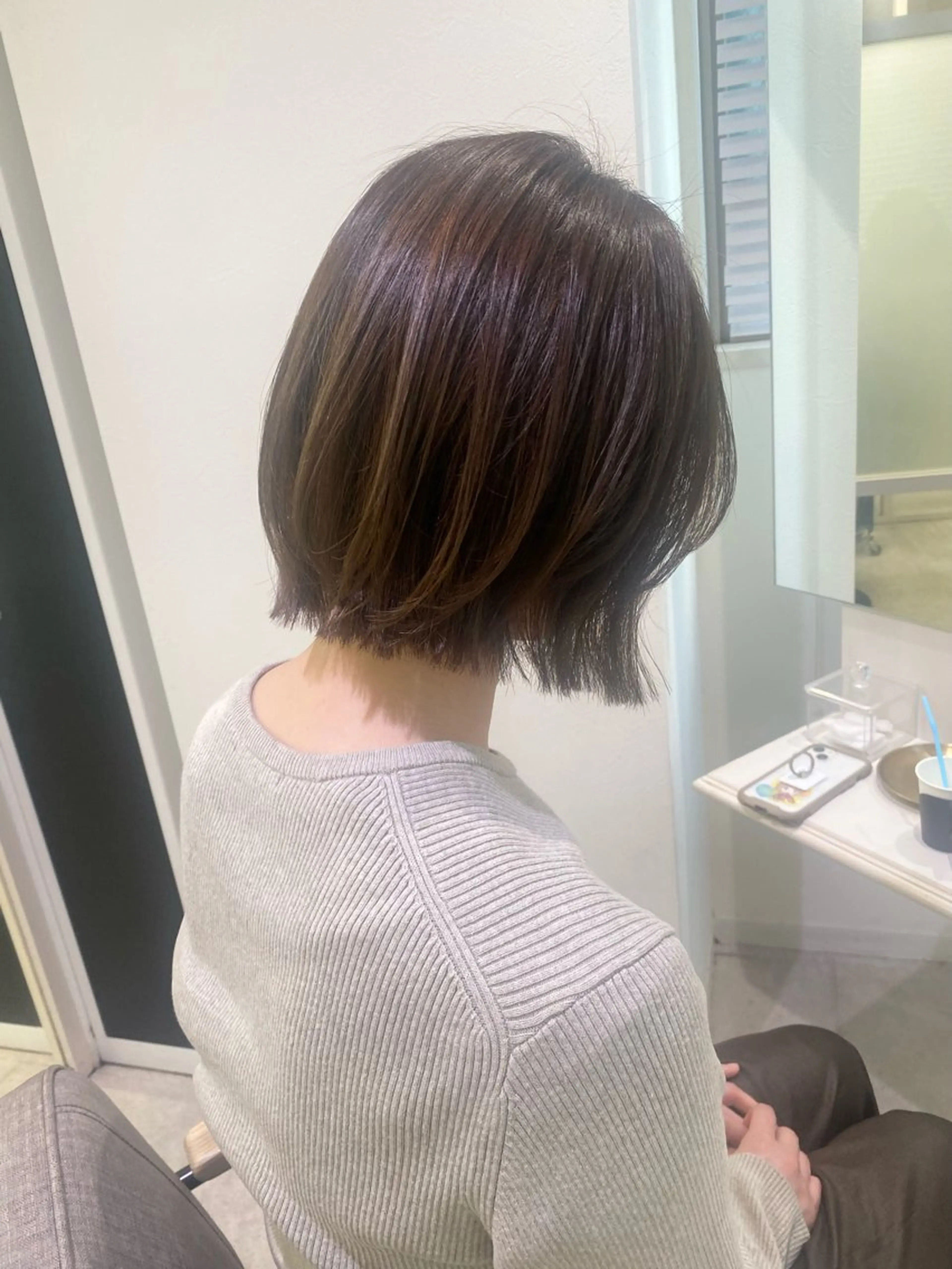 ショート ヘアカラー トリートメント 透明感カラー/ FRAME天王寺✨のヘアスタイル