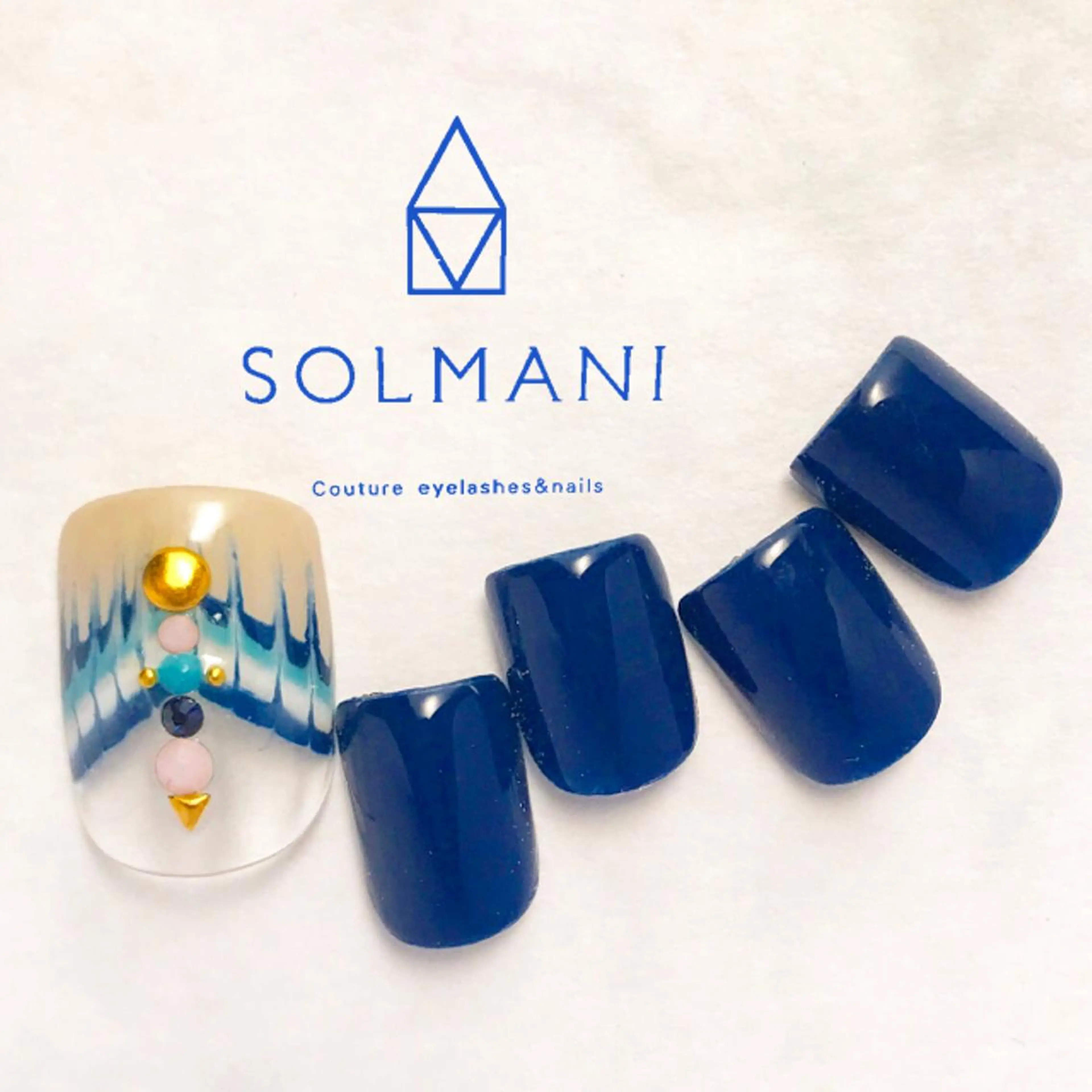 ネイル ラメ(グリッター) SOLMANI 予約担当のネイルデザイン
