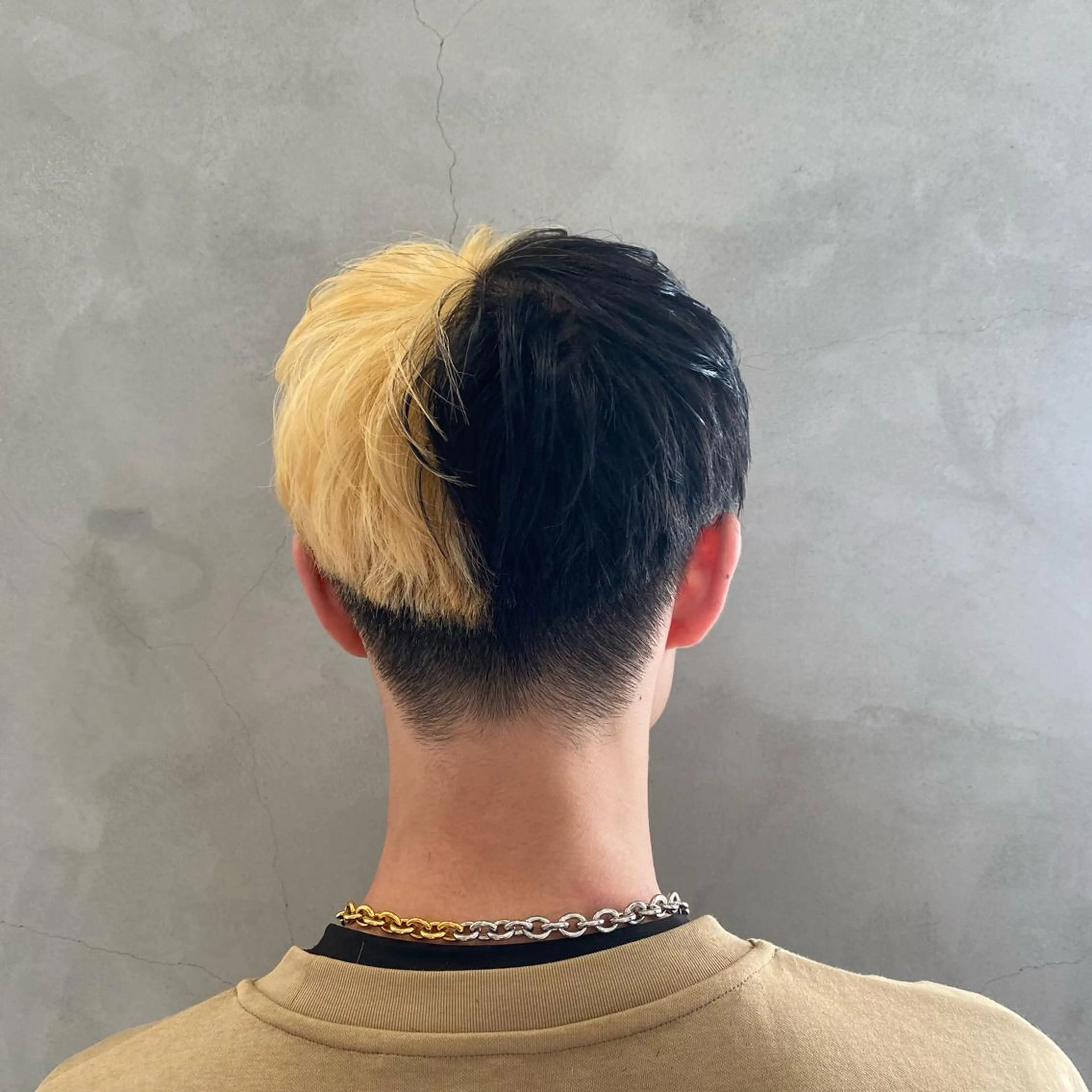 ショート カラー メンズ Minori【ミノリ】所属・井手 孔介のヘアスタイル