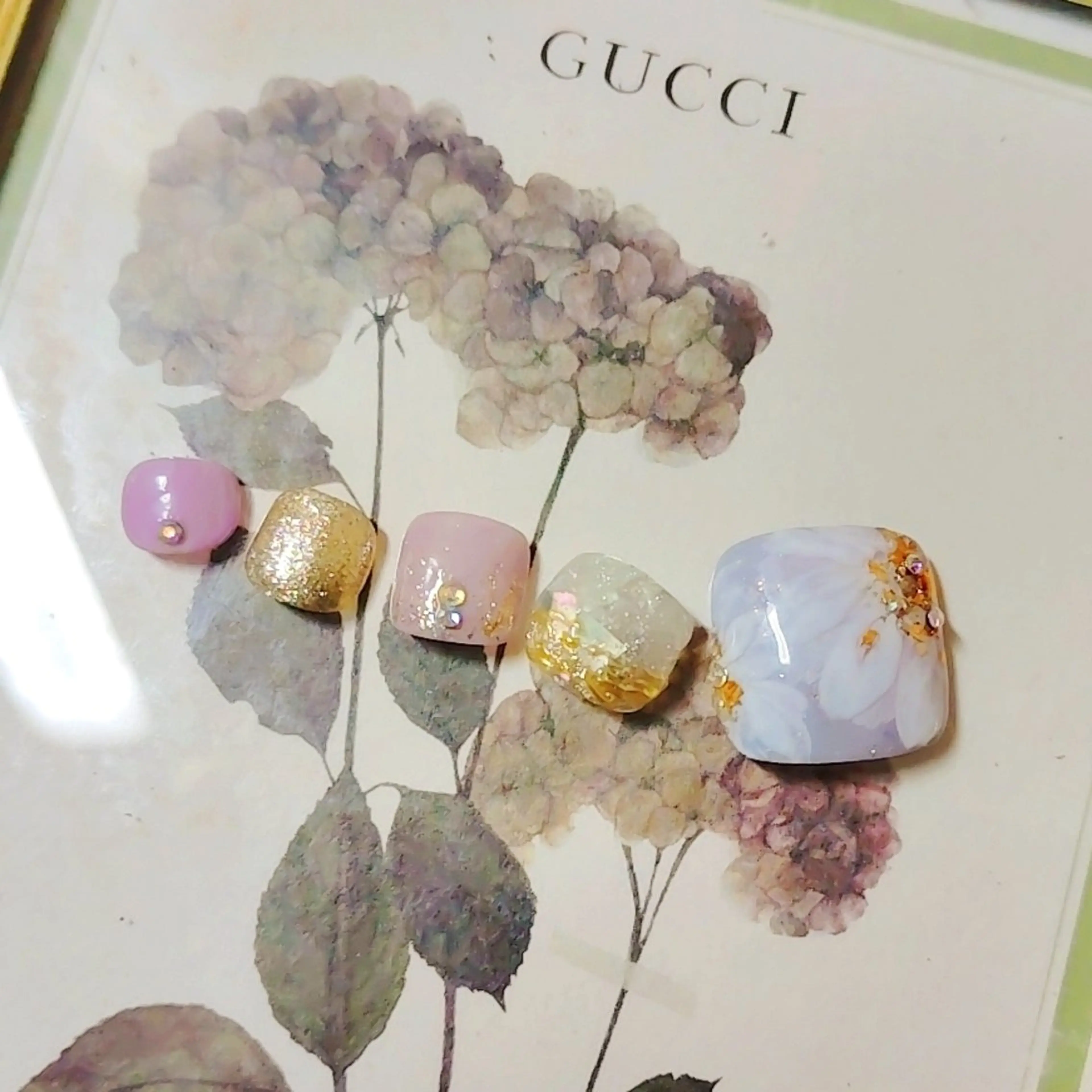 ネイル フラワーネイル フットネイル Jewel SecretBaseのネイルデザイン