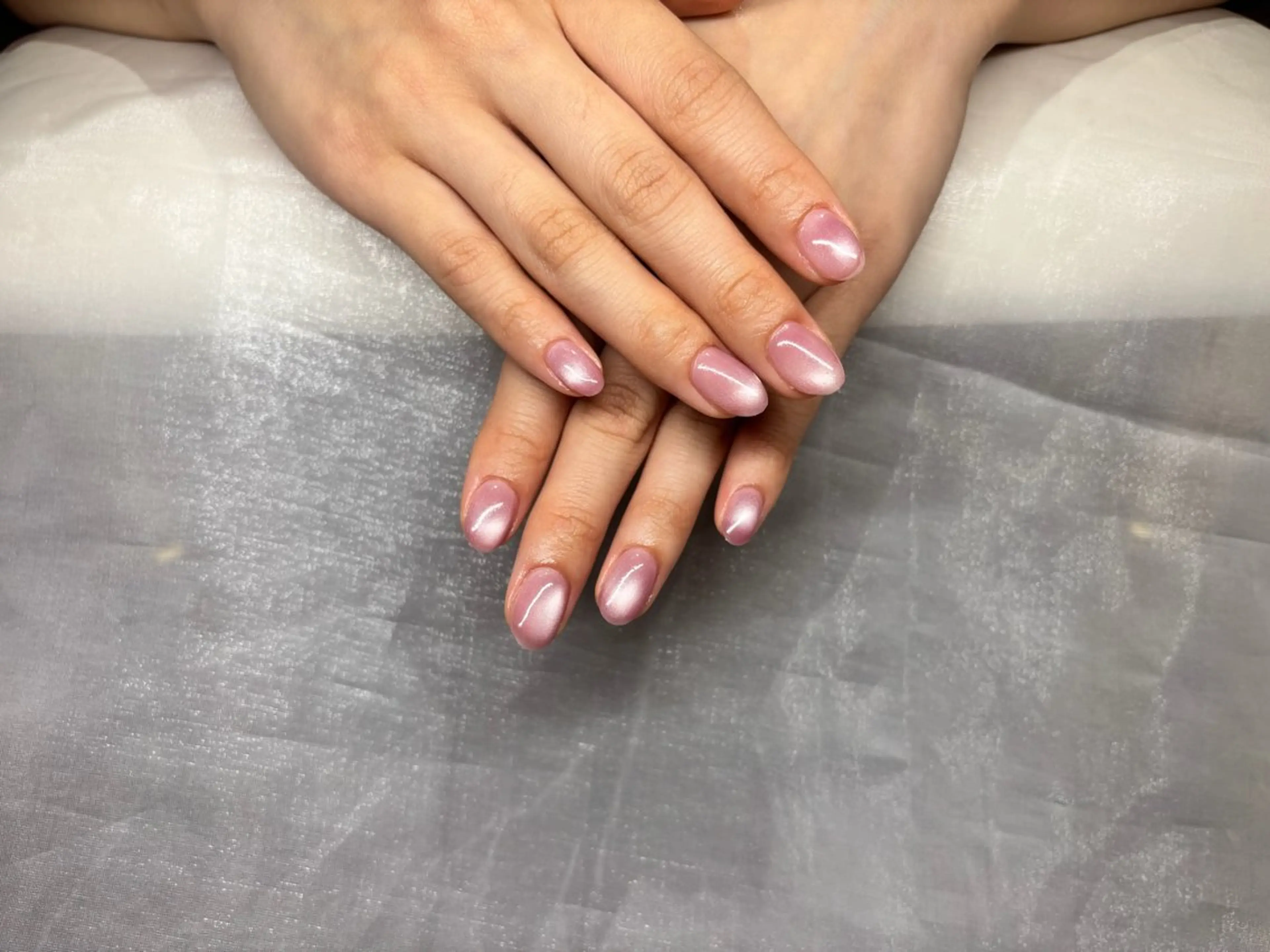 ネイル マグネットネイル ビー玉ネイル オフィスネイル kokomi 🧸のネイルデザイン