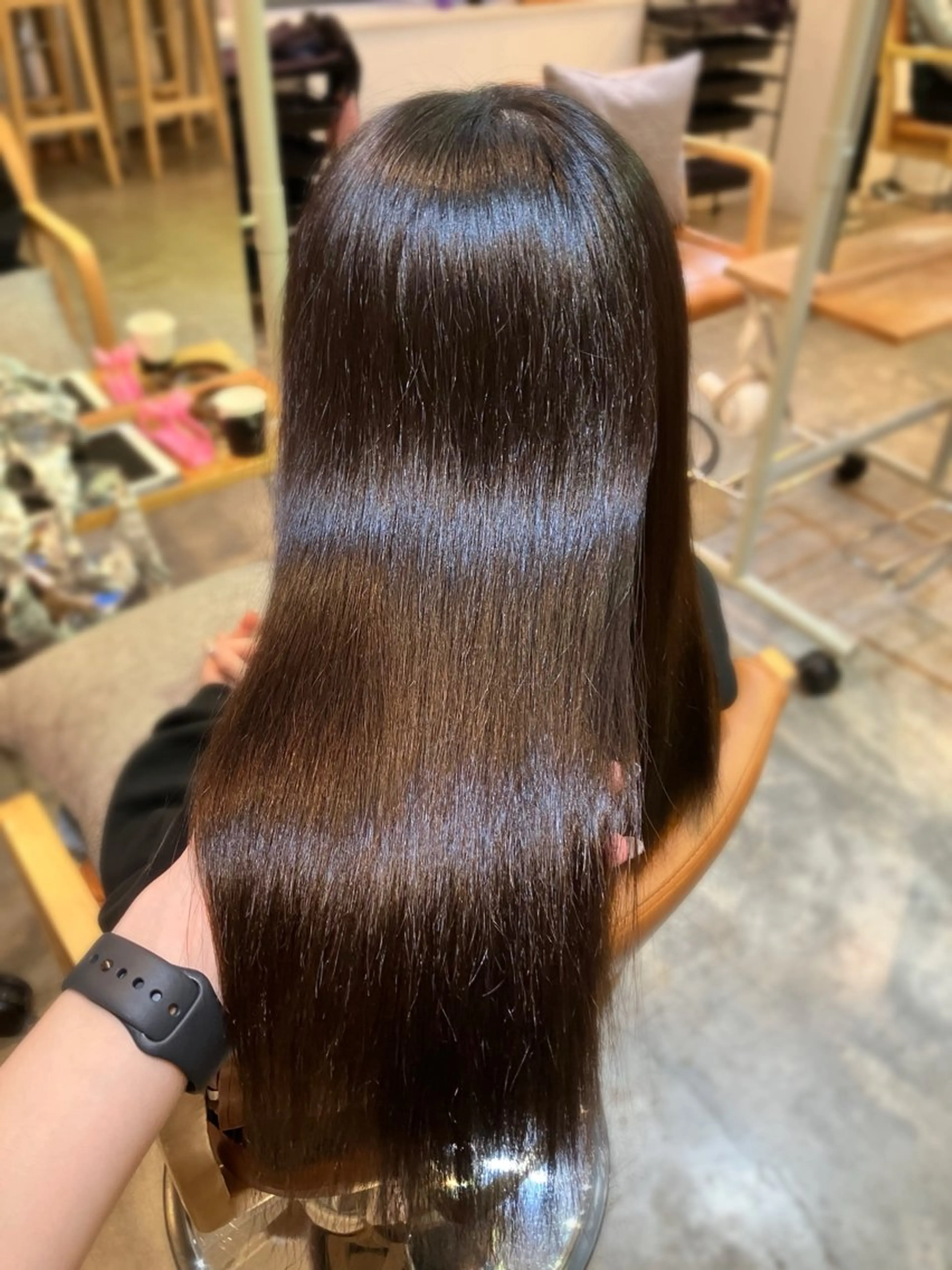 ロング 縮毛矯正 縮毛矯正 🫧縮毛矯正支持率 No.1 ほのか🫧のヘアスタイル