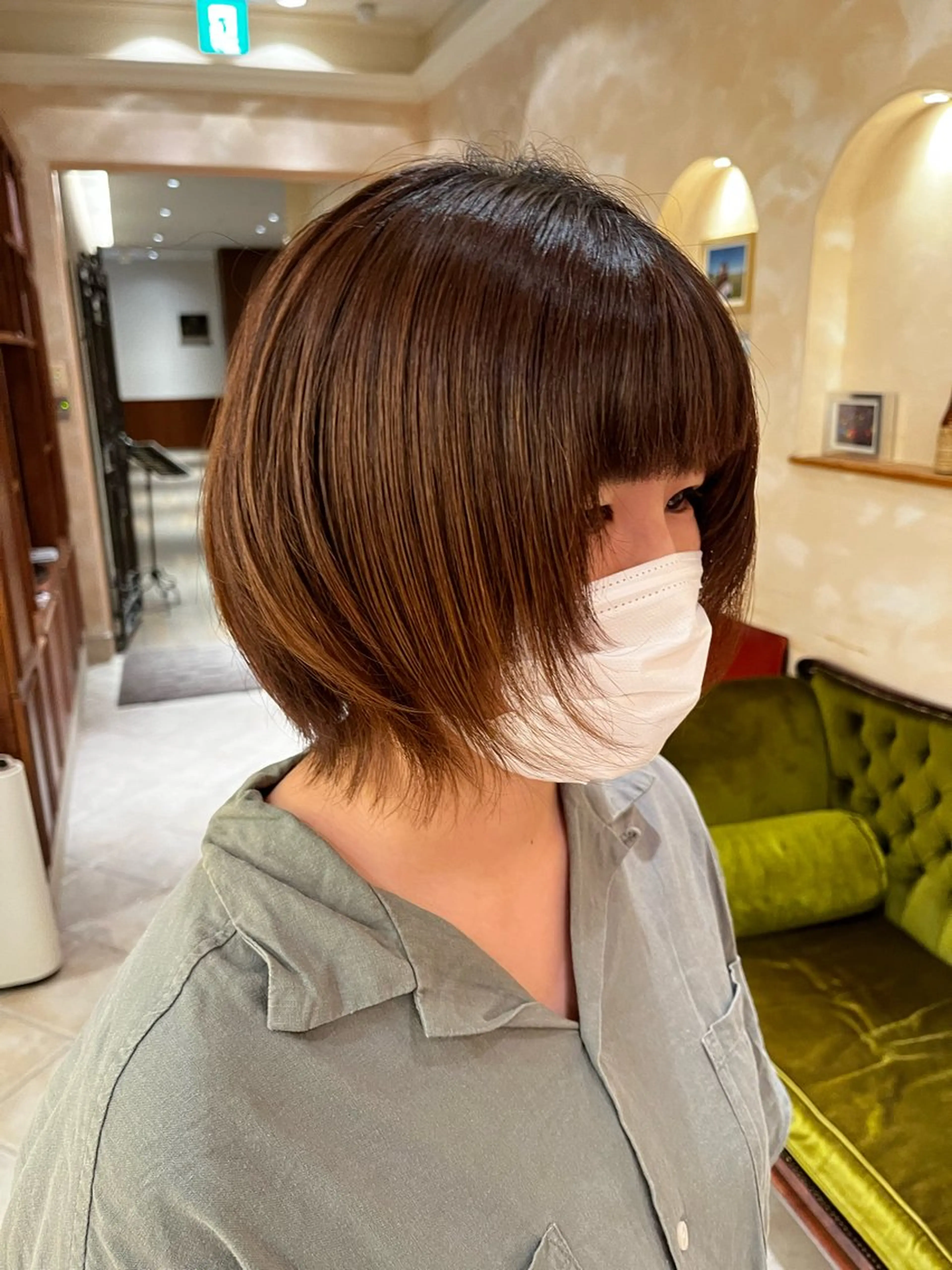 ショート 田内 満里奈のヘアスタイル