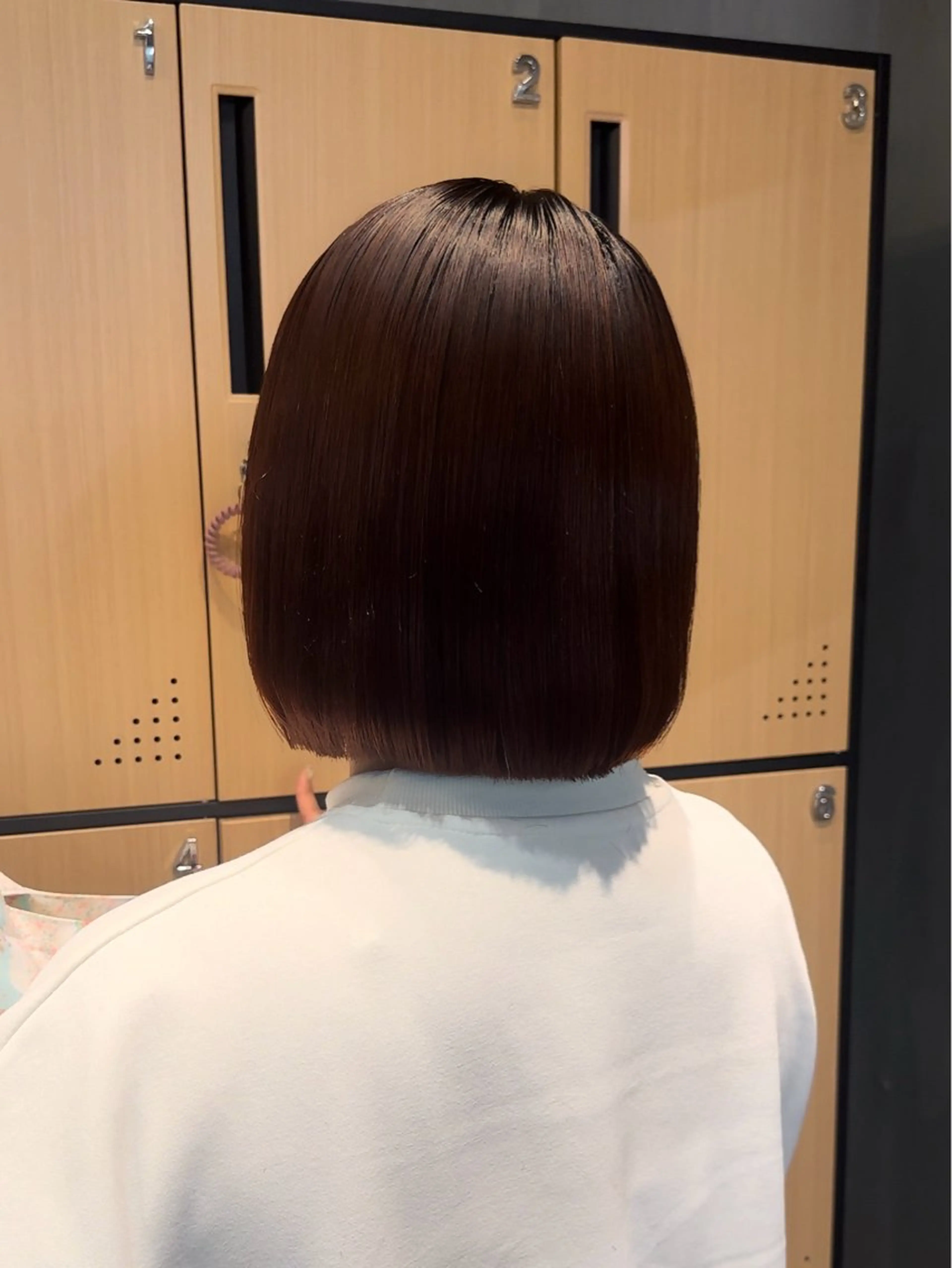 ミディアム カット 縮毛矯正 トリートメント 髪質改善/レイヤー/ 艶髪🎀ayaneのヘアスタイル