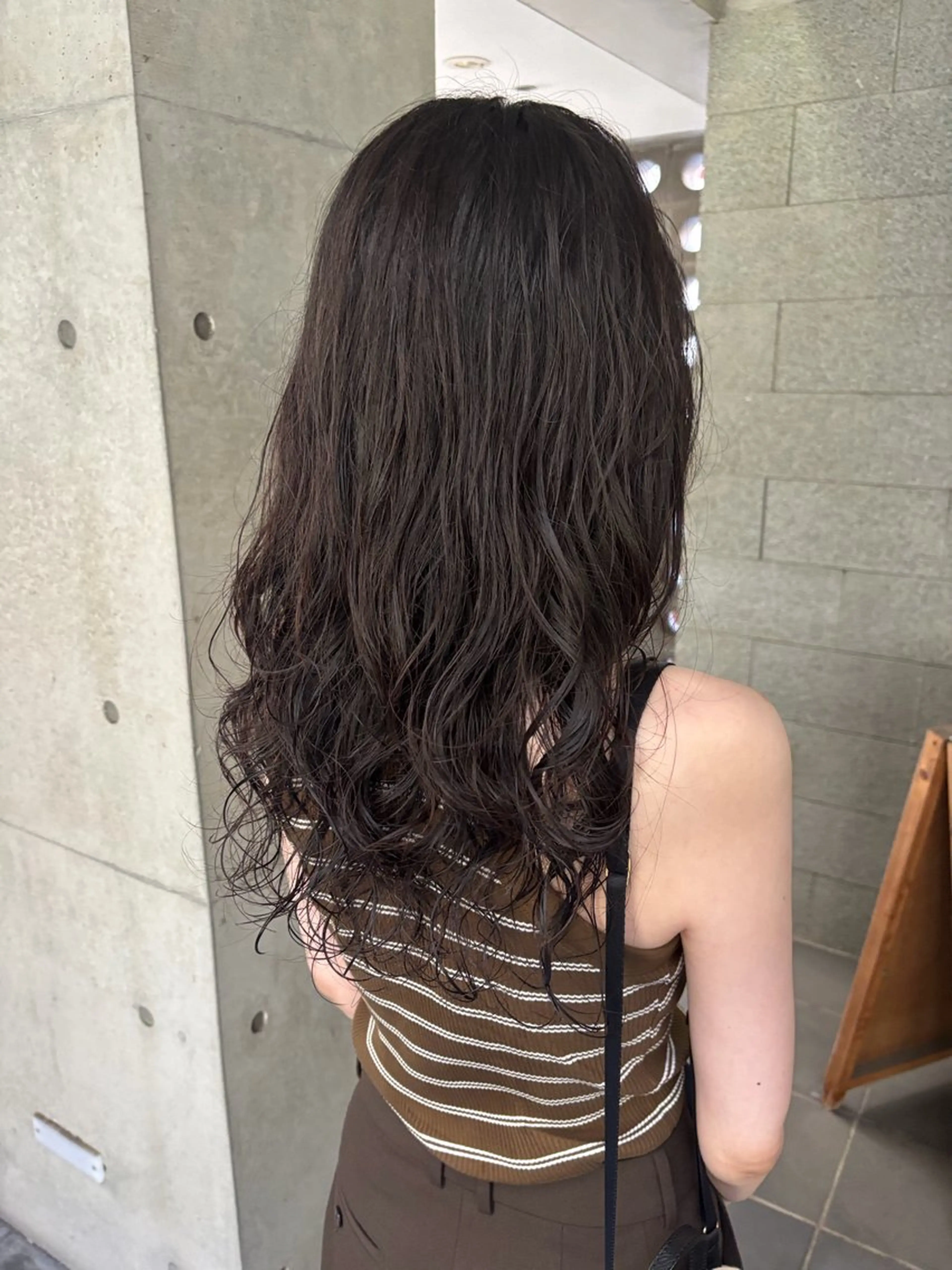 ロング パーマ デジタルパーマ カット パーマ ROUTE KOUTAのヘアスタイル
