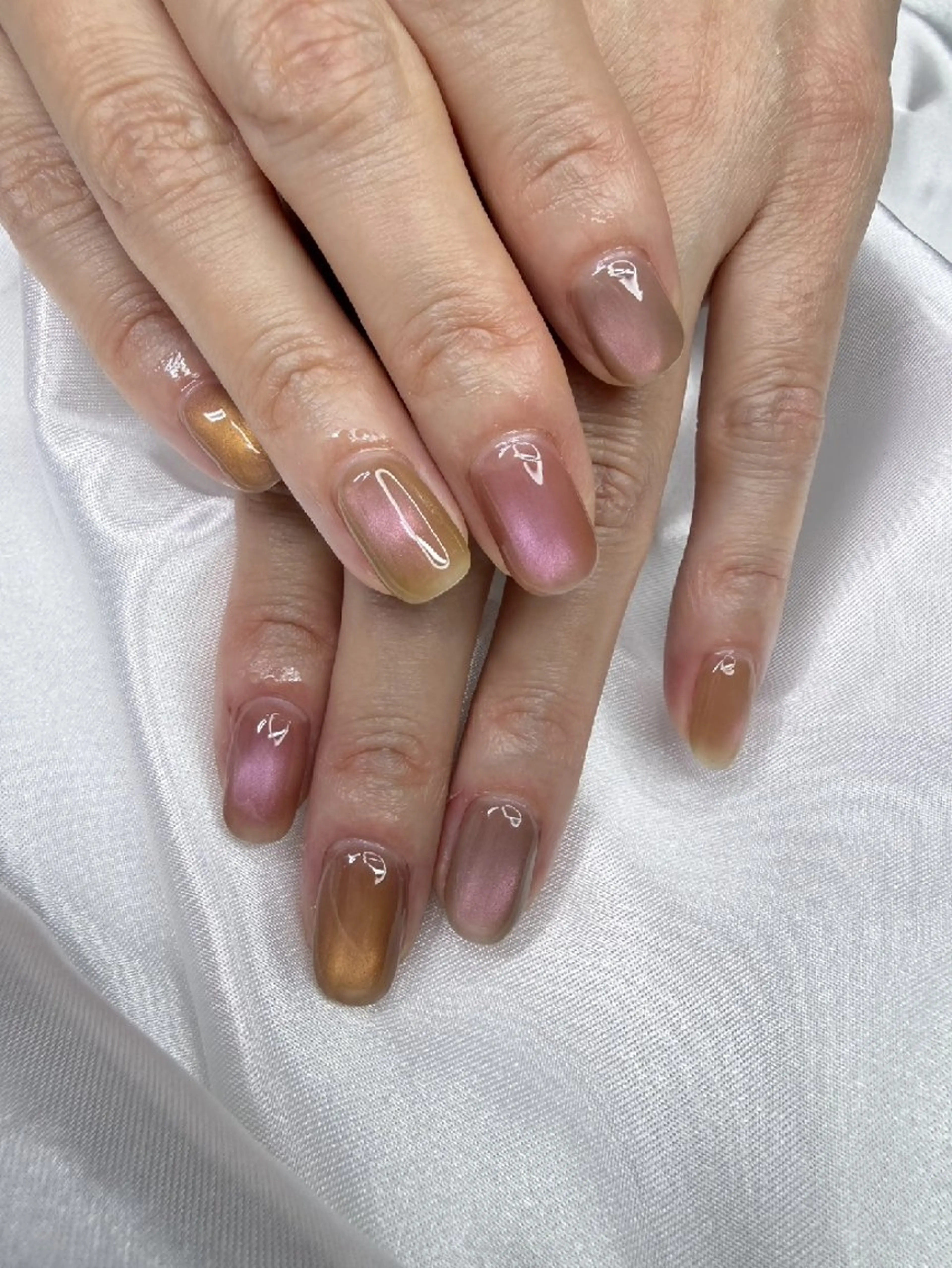 ネイル マグネットネイル ハンドネイル miwa🌿 .fのネイルデザイン