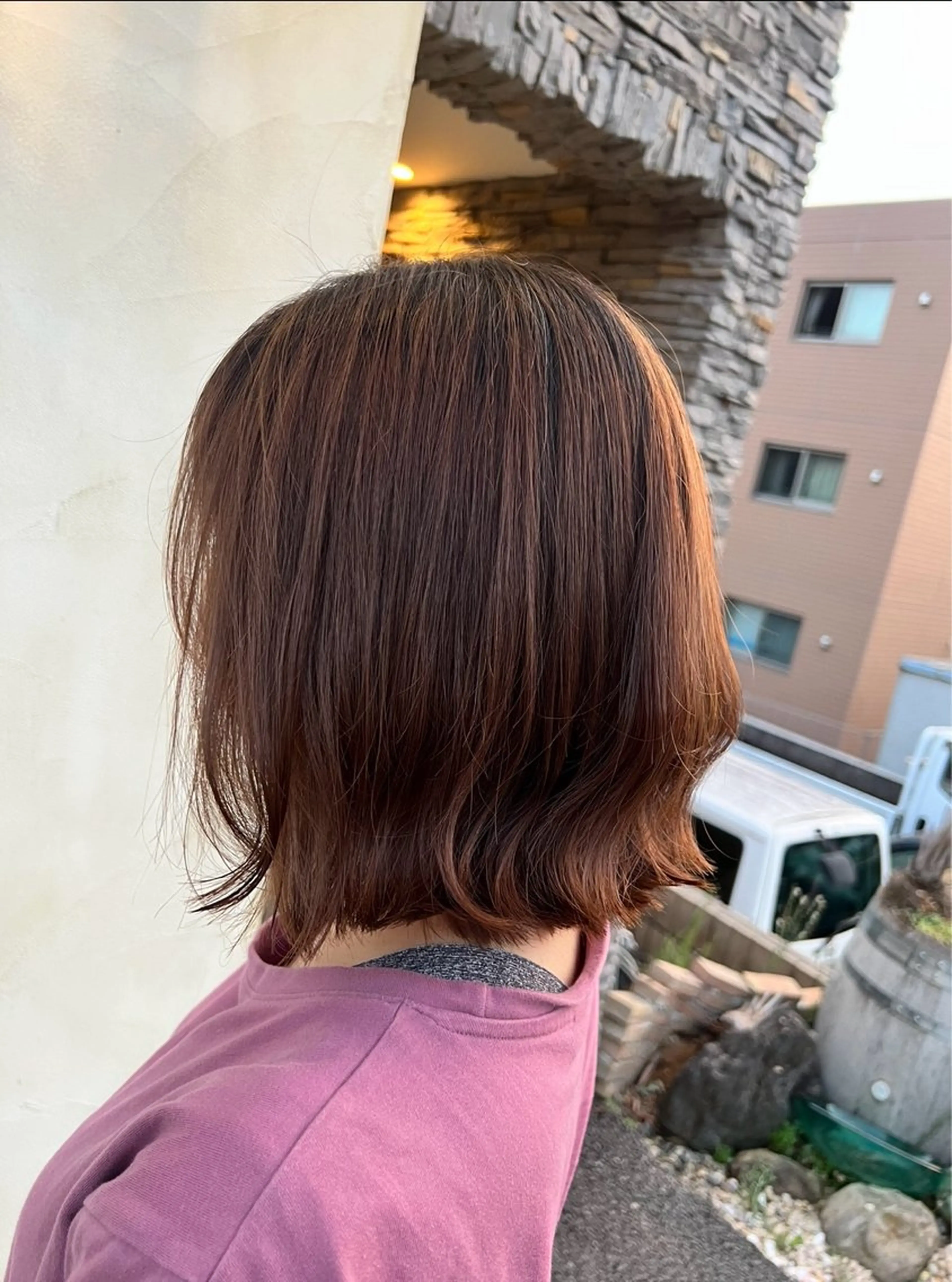 ミディアム カラー BELTA所属・松澤 亜美のヘアスタイル
