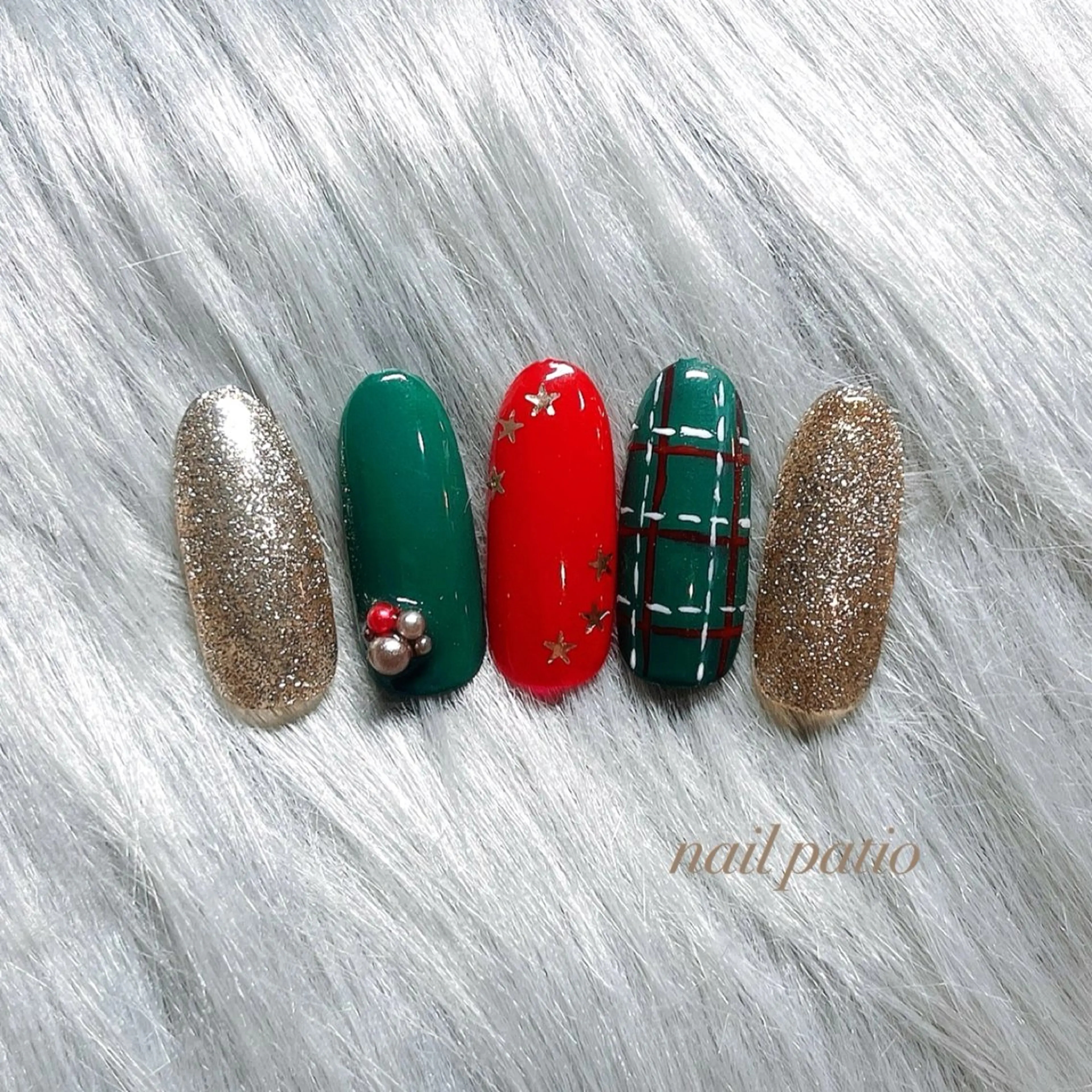 ネイル 冬ネイル クリスマス nail patio yukiのネイルデザイン