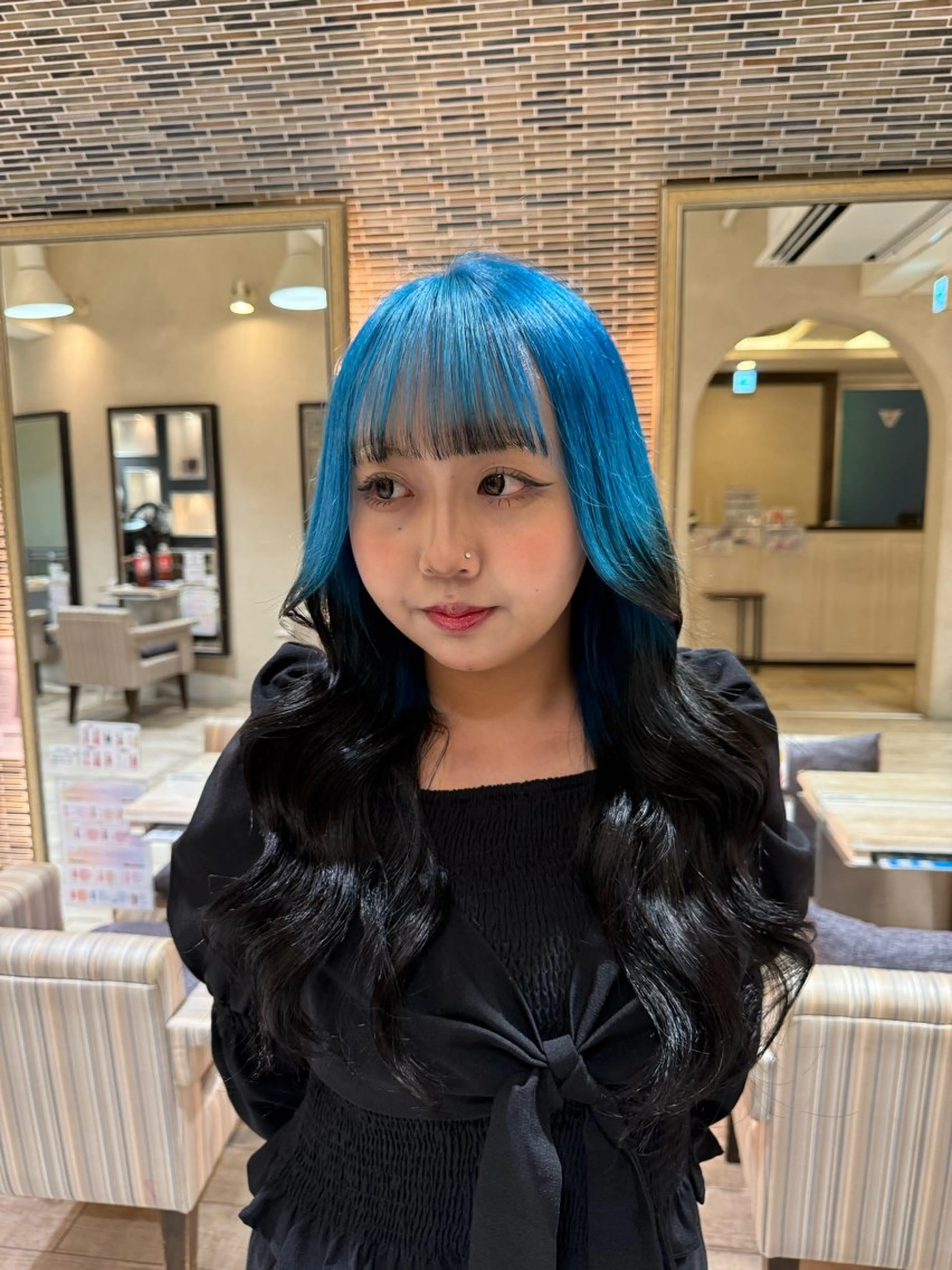 ロング カラー ヘアカラー 梅田茶屋町 / wakanaのヘアスタイル