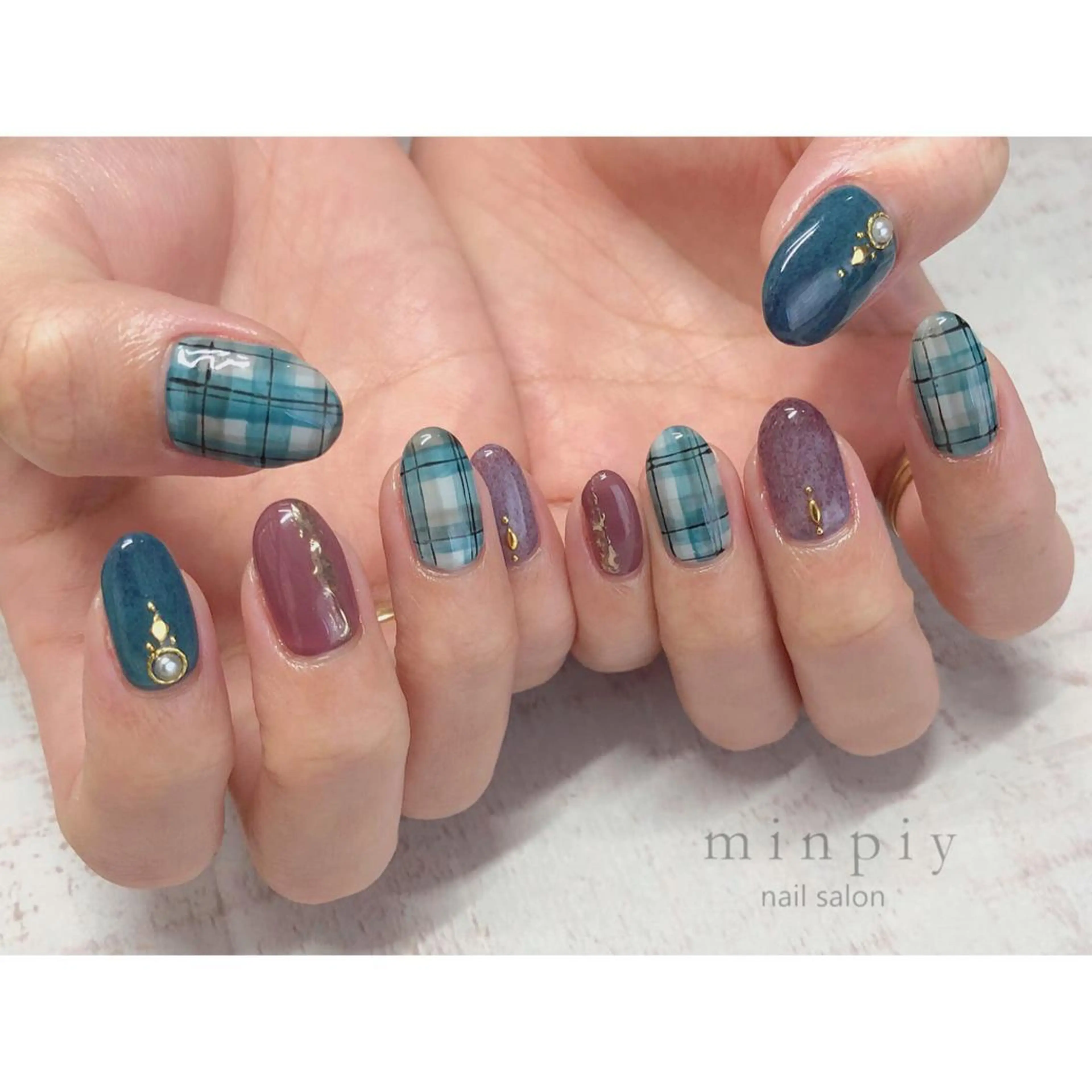 ネイル 𖡼 yumenoのネイルデザイン