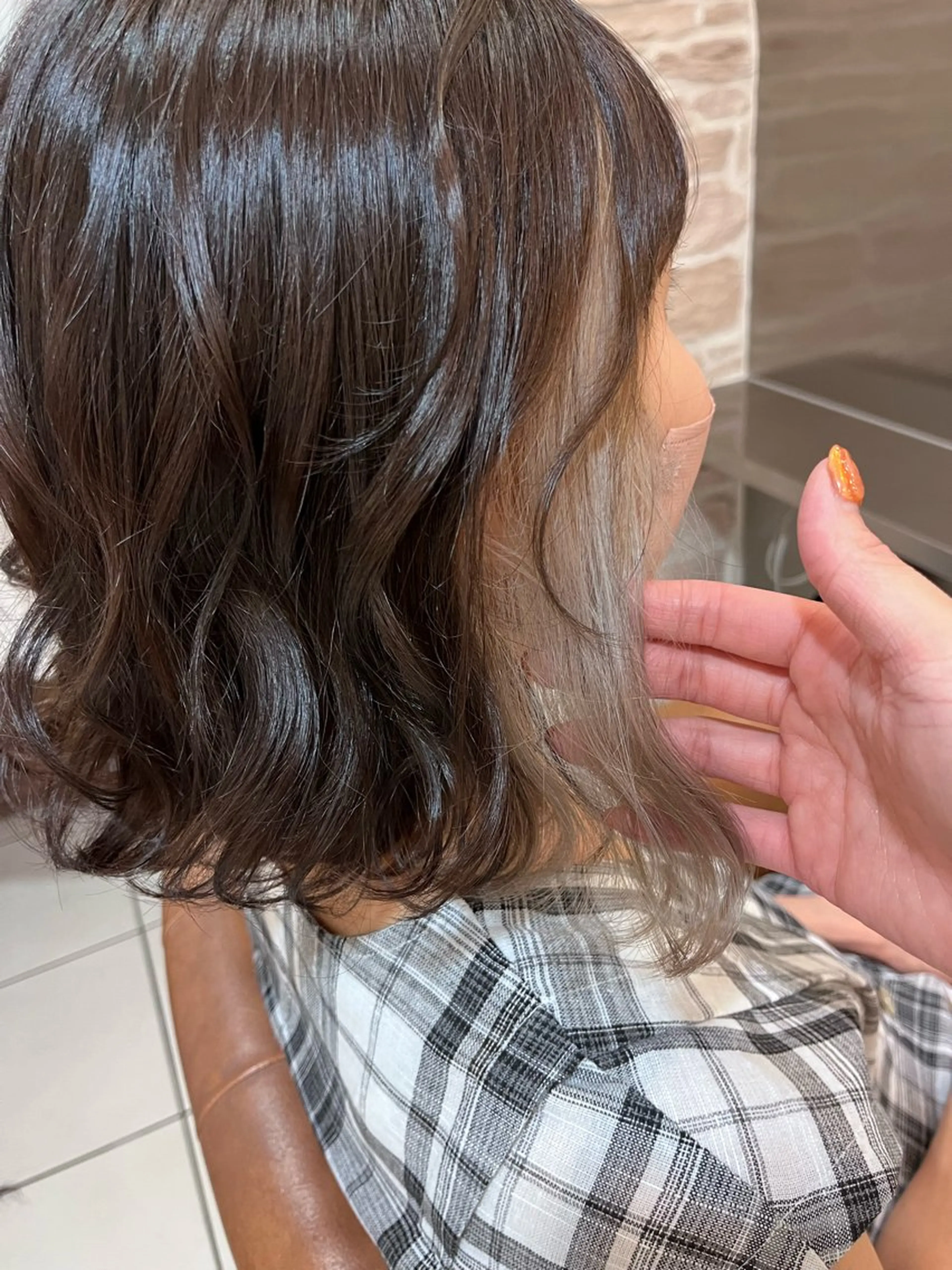ミディアム un.le.pont ルカ  🎨のヘアスタイル