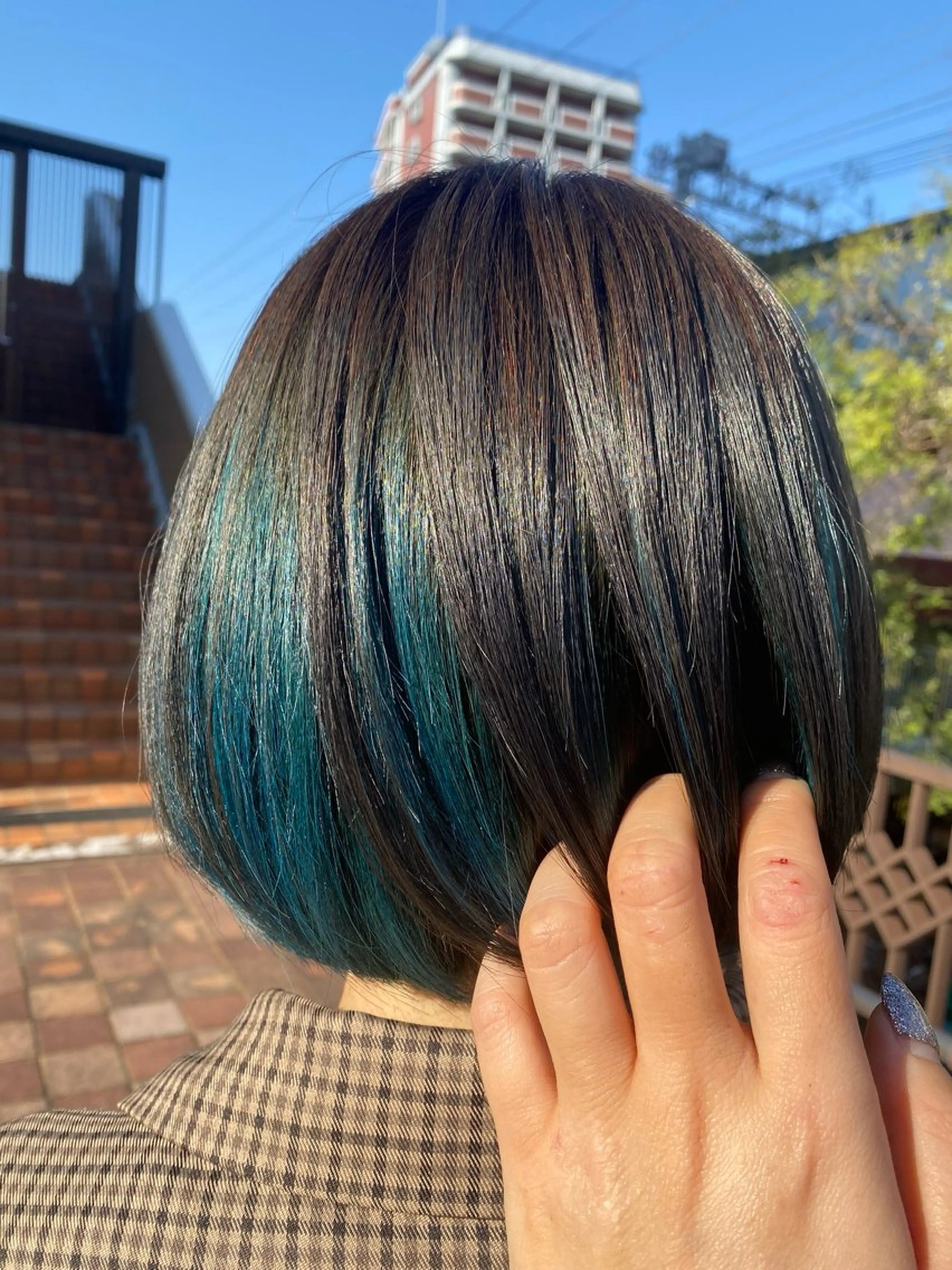 ミディアム カラー Sun.所属・Sun./山口市 三浦菜月のヘアスタイル