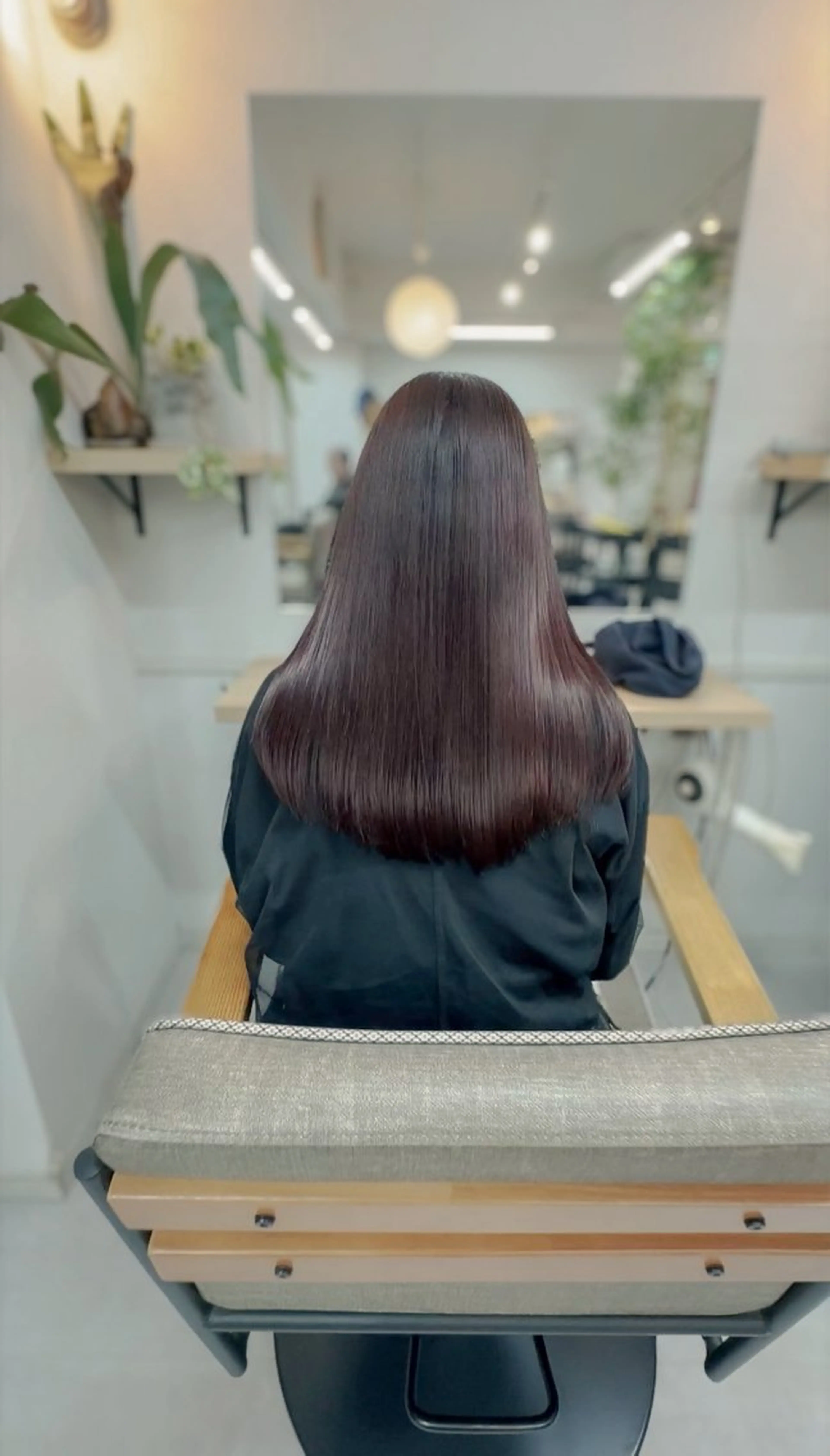 ロング 髪質改善 ロング トリートメント ヘアカラー トリートメント Lachic所属・髪質改善/ストレート 根上のヘアスタイル